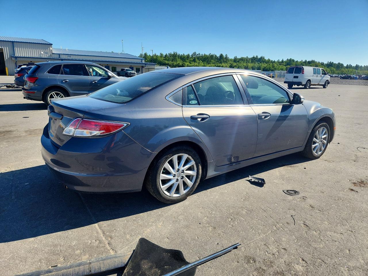 2011 Mazda 6 I Silver vin: 1YVHZ8CH6B5M03781