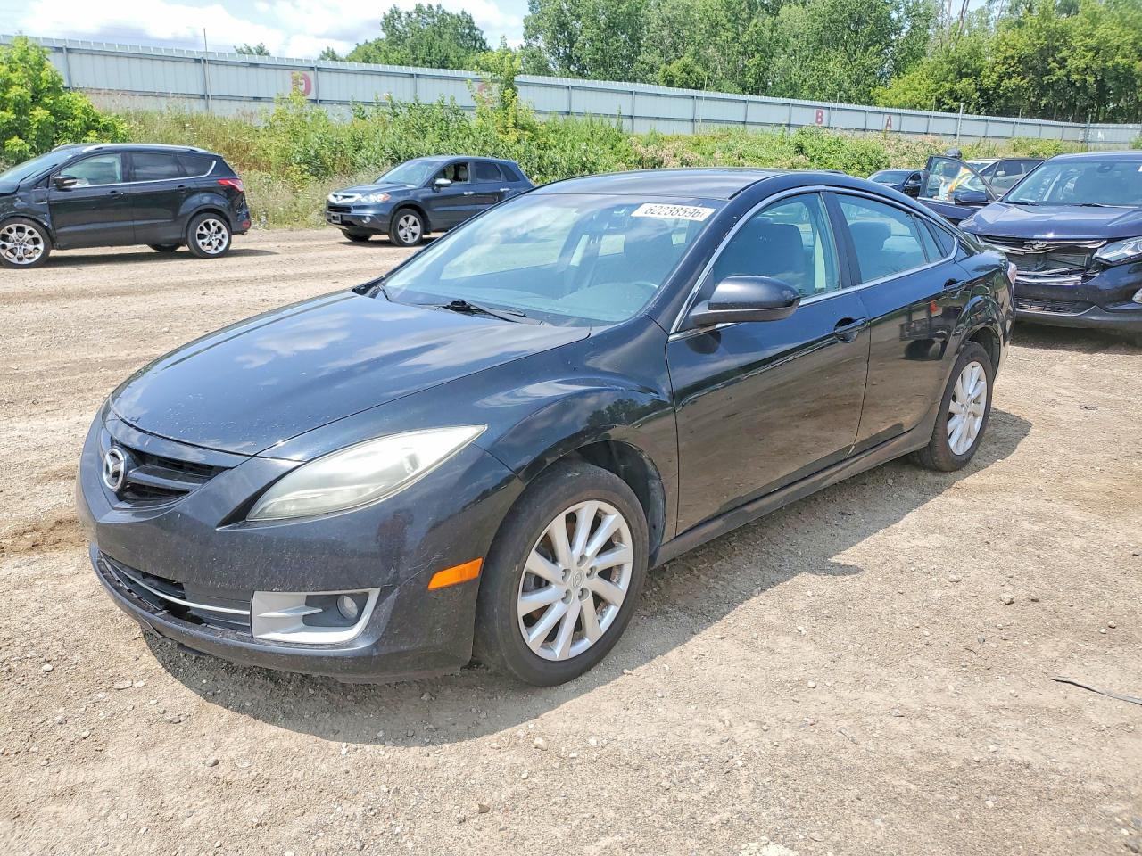 2011 Mazda 6 I Black vin: 1YVHZ8CH6B5M06289
