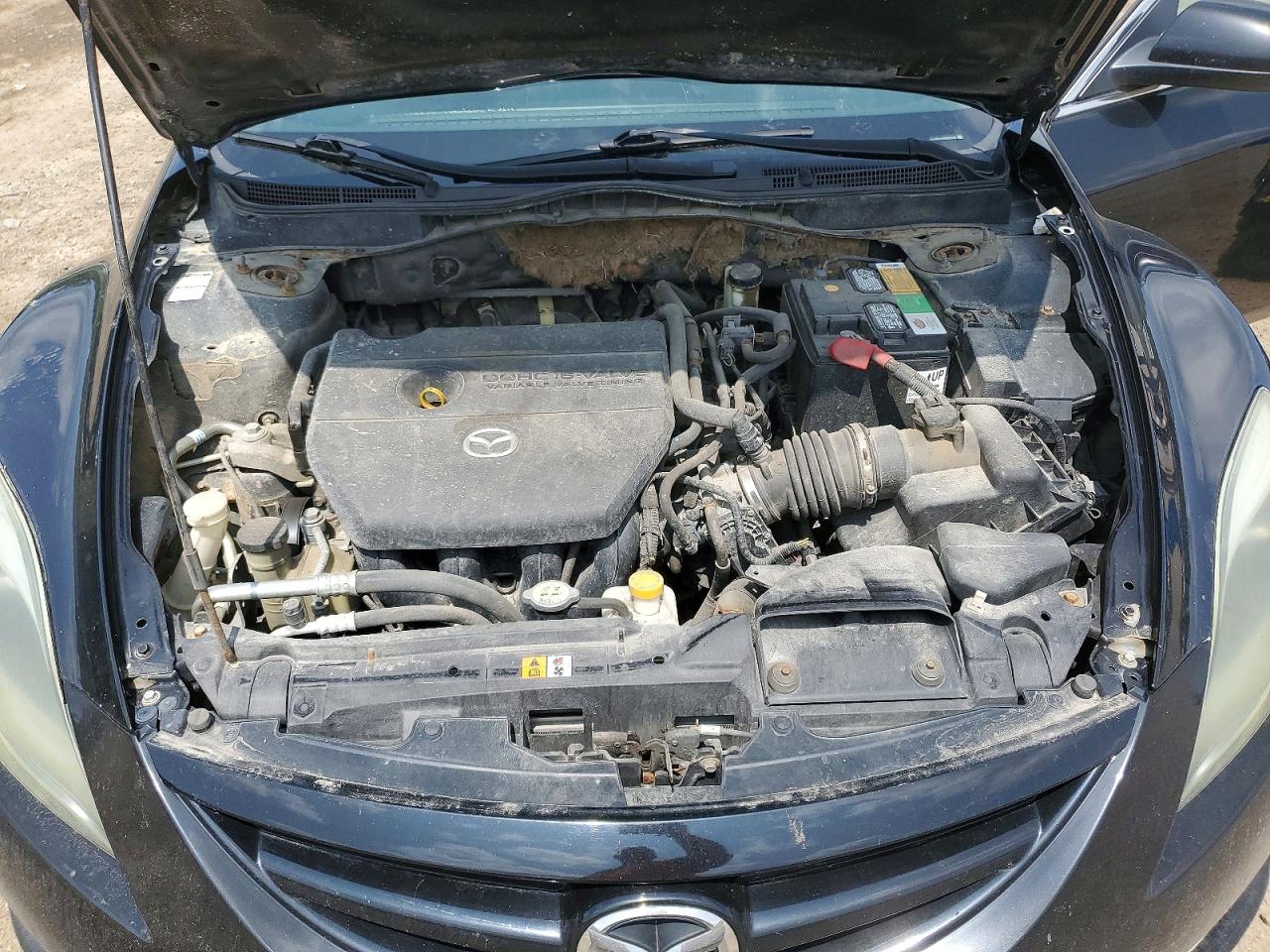 2011 Mazda 6 I Black vin: 1YVHZ8CH6B5M06289
