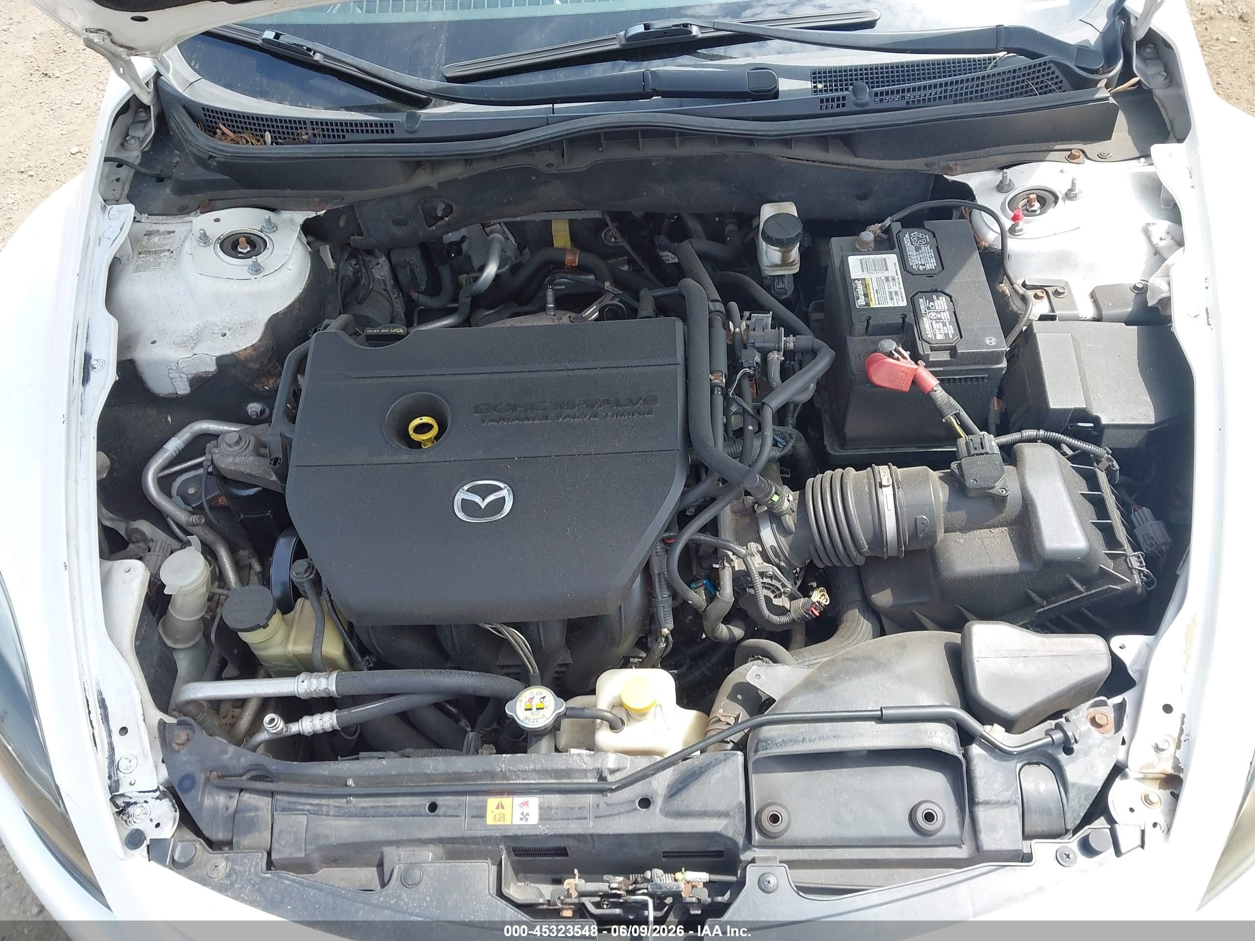 2011 Mazda Mazda6 I Touring White vin: 1YVHZ8CH6B5M19074