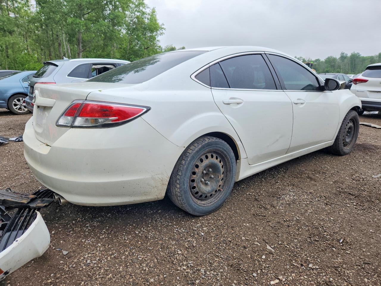 2011 Mazda 6 I White vin: 1YVHZ8CH6B5M21004