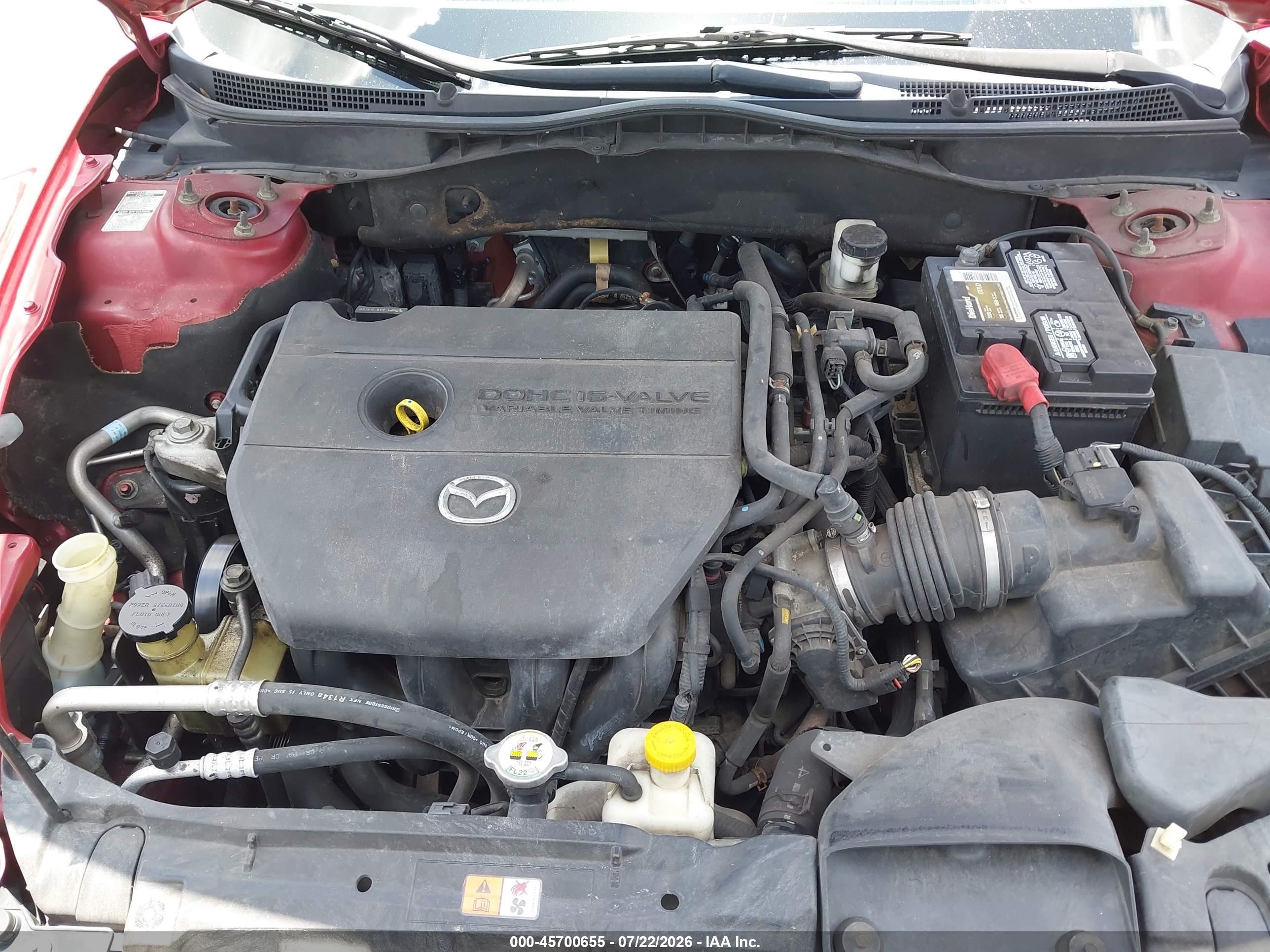 2011 Mazda Mazda6 I Touring Red vin: 1YVHZ8CH6B5M26641