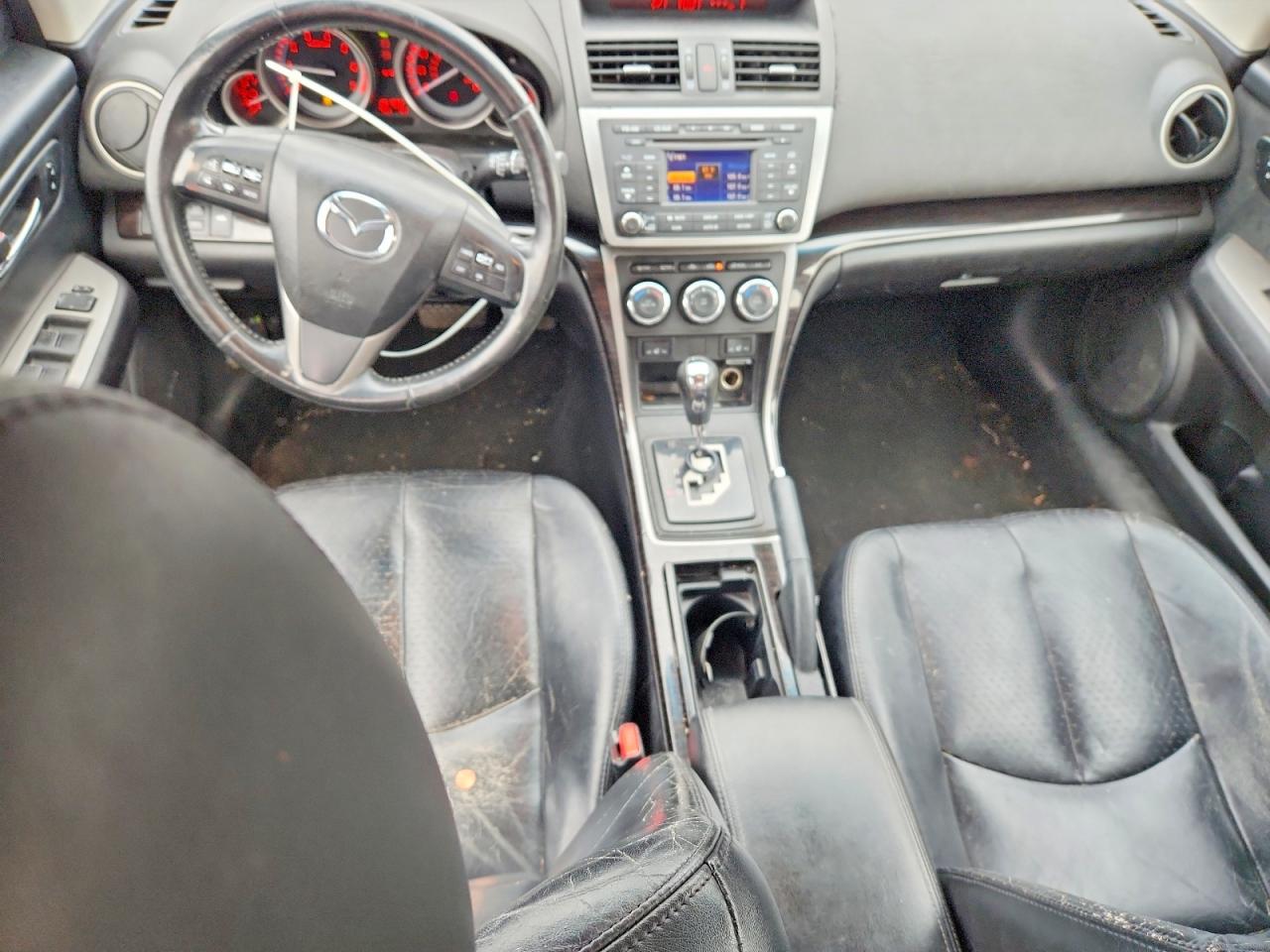 2012 Mazda 6 I Black vin: 1YVHZ8CH6C5M31551