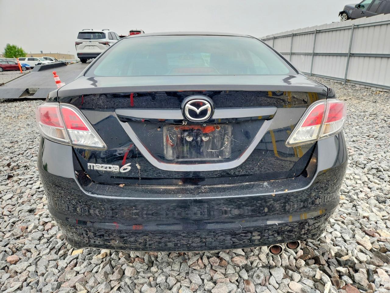 2012 Mazda 6 I Black vin: 1YVHZ8CH6C5M31551