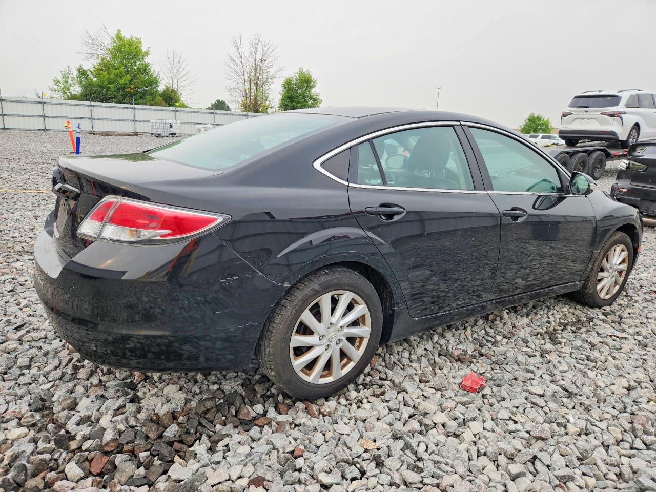 2012 Mazda 6 I Black vin: 1YVHZ8CH6C5M31551