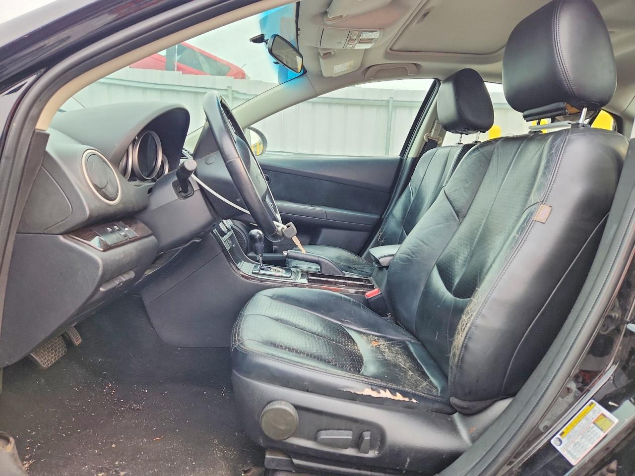 2012 Mazda 6 I Black vin: 1YVHZ8CH6C5M31551