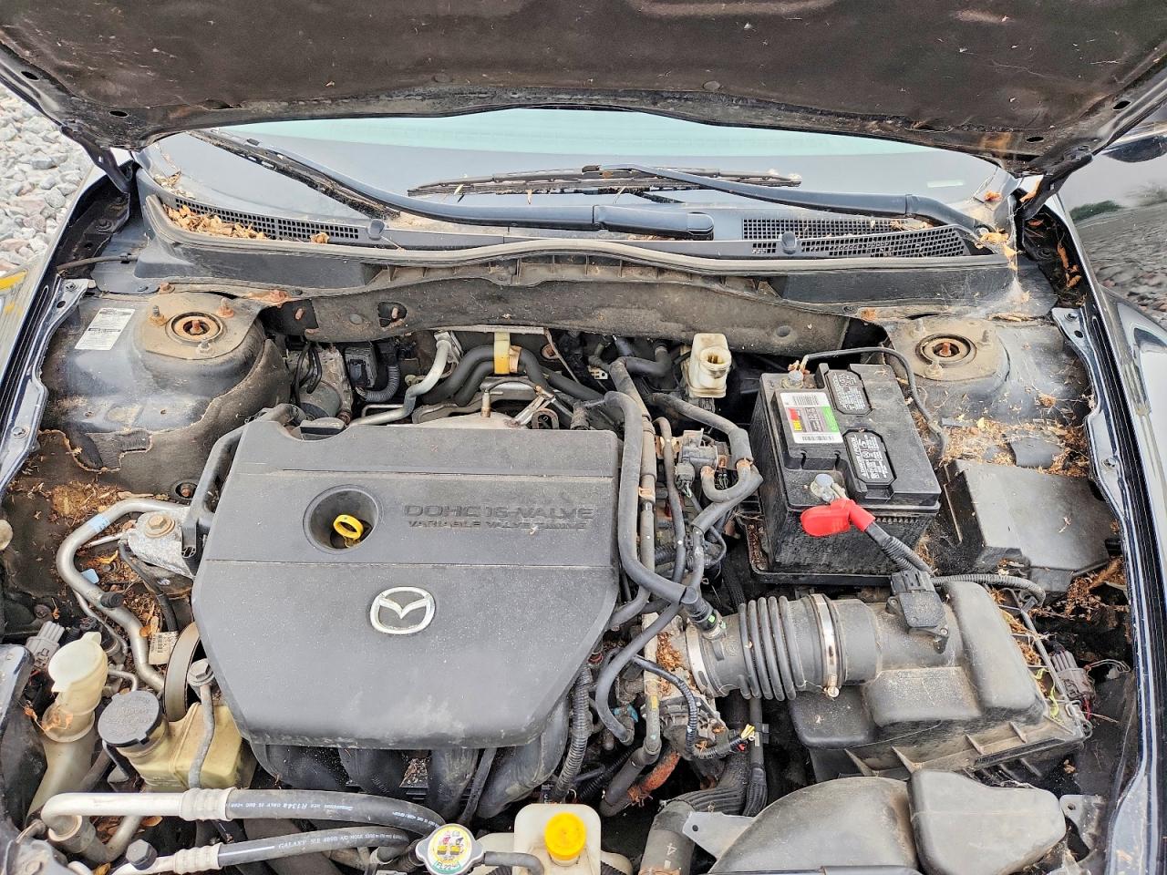 2012 Mazda 6 I Black vin: 1YVHZ8CH6C5M31551
