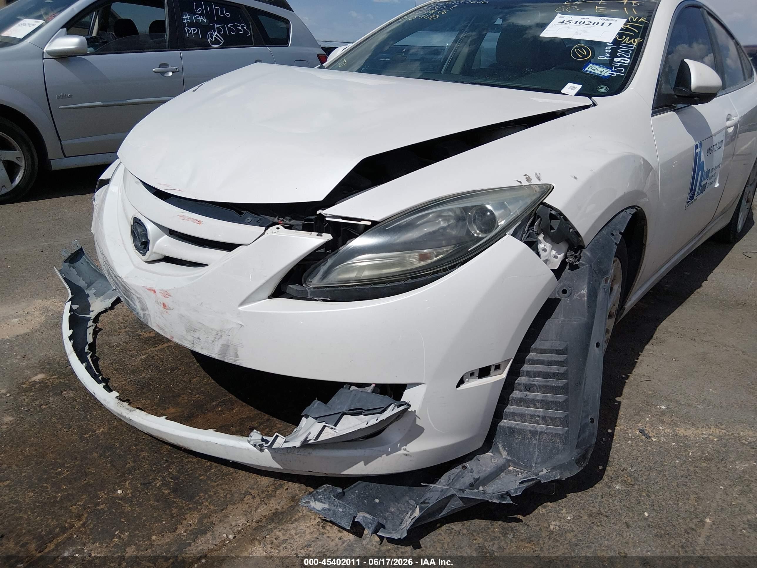 2013 Mazda Mazda6 I Grand Touring Белый vin: 1YVHZ8CH6D5M13682