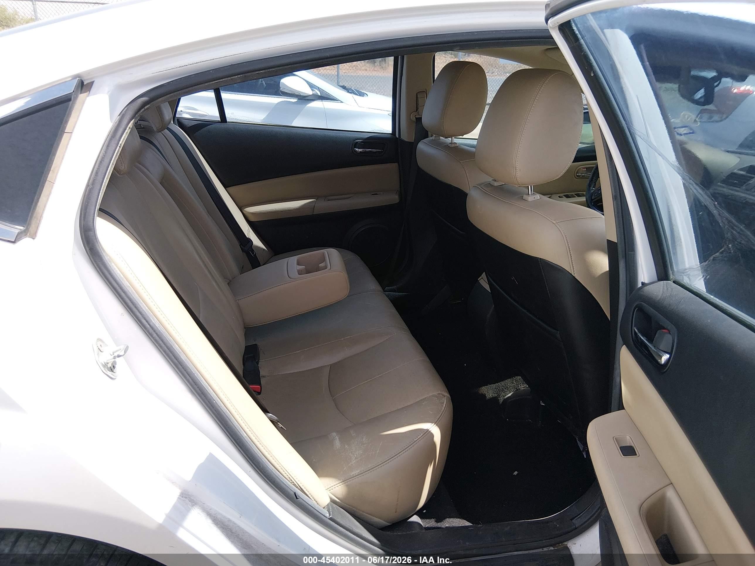 2013 Mazda Mazda6 I Grand Touring Белый vin: 1YVHZ8CH6D5M13682