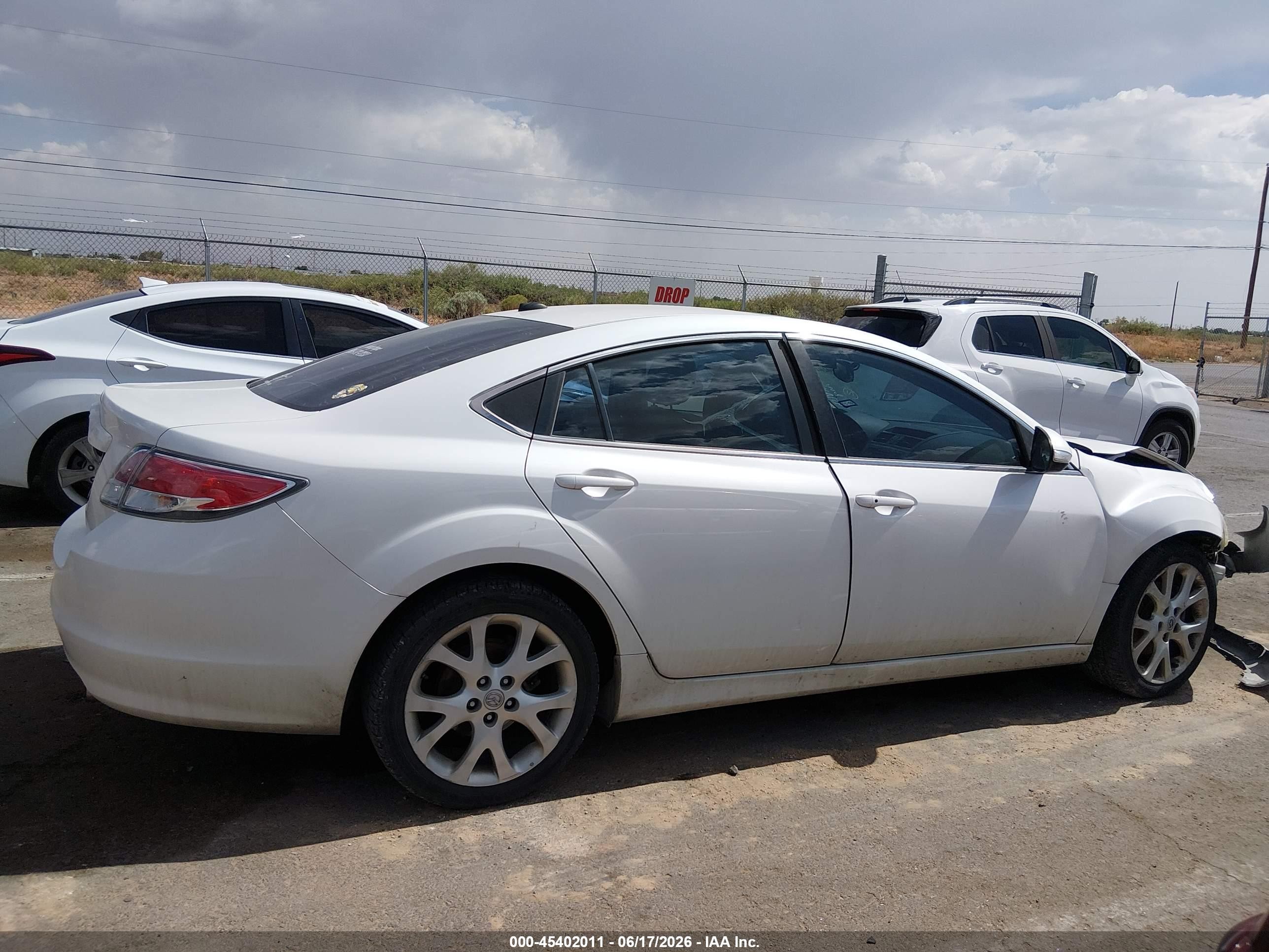 2013 Mazda Mazda6 I Grand Touring Белый vin: 1YVHZ8CH6D5M13682