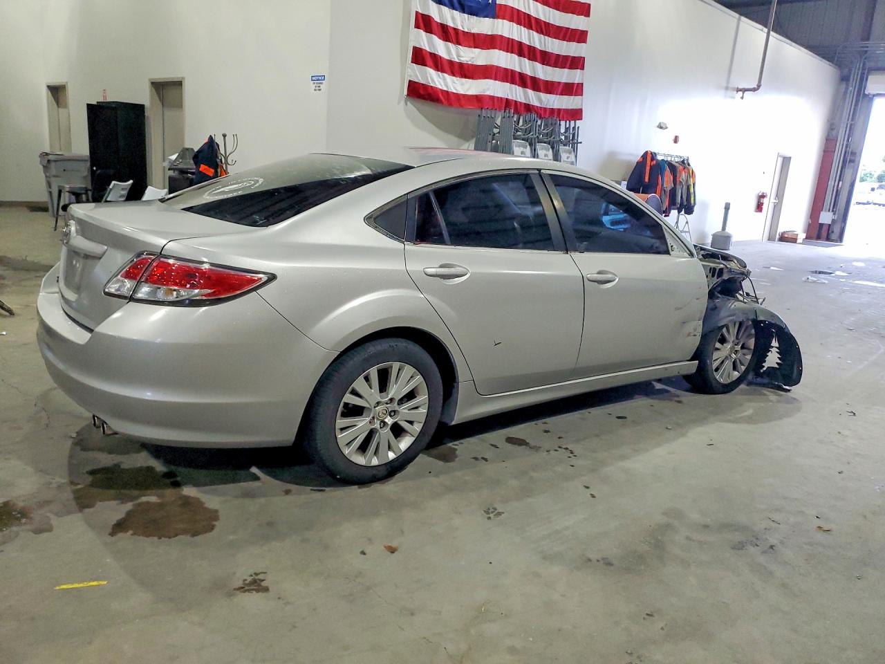 2010 Mazda 6 I Silver vin: 1YVHZ8CH7A5M03237