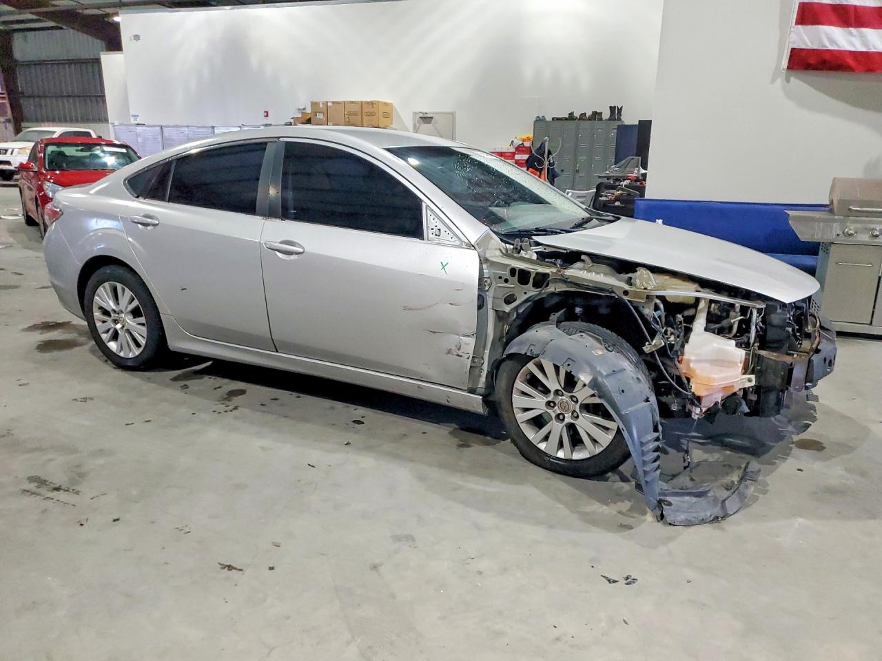 2010 Mazda 6 I Silver vin: 1YVHZ8CH7A5M03237