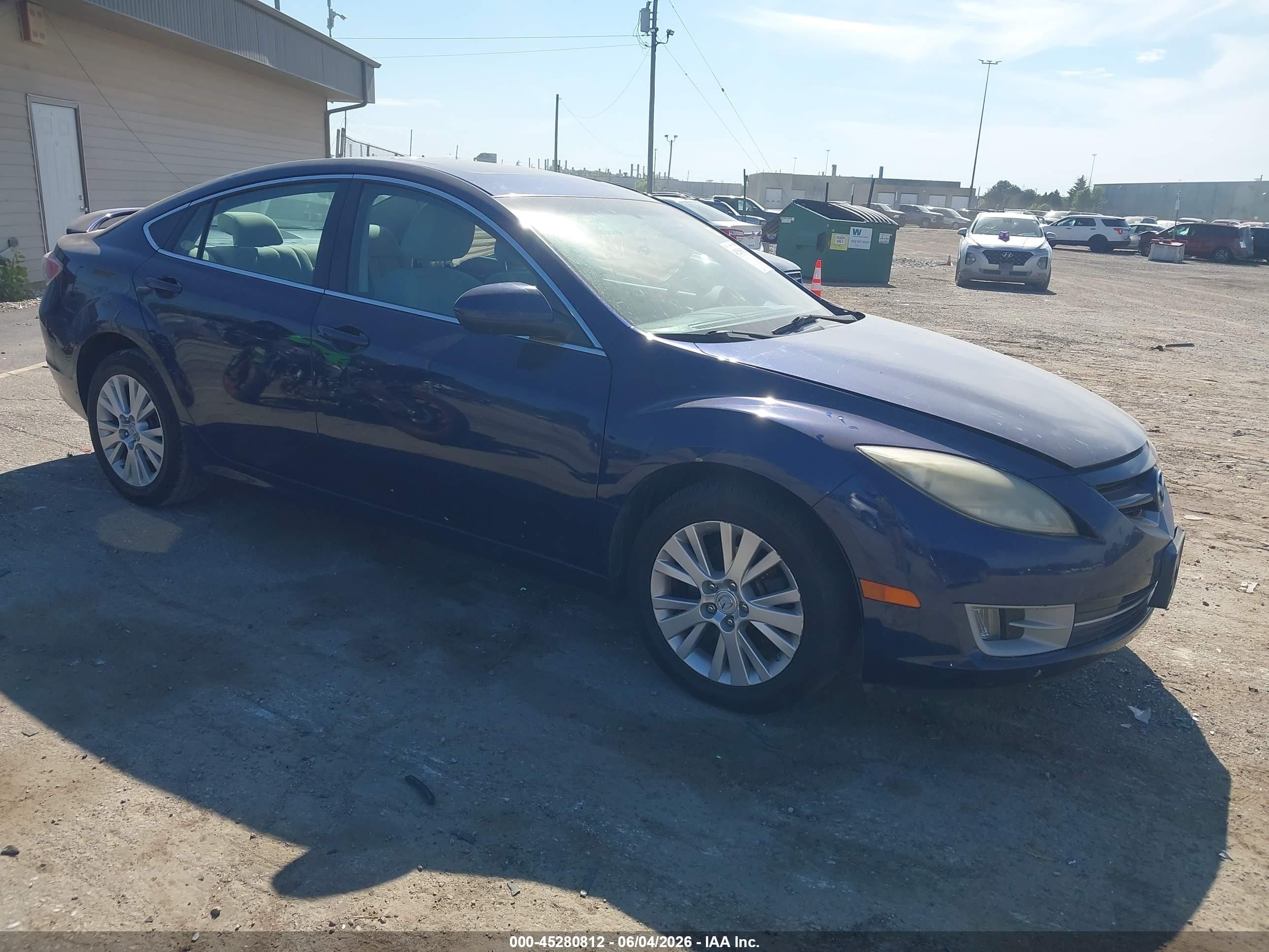 2010 Mazda Mazda6 I Touring Plus Dark Blue vin: 1YVHZ8CH7A5M13864