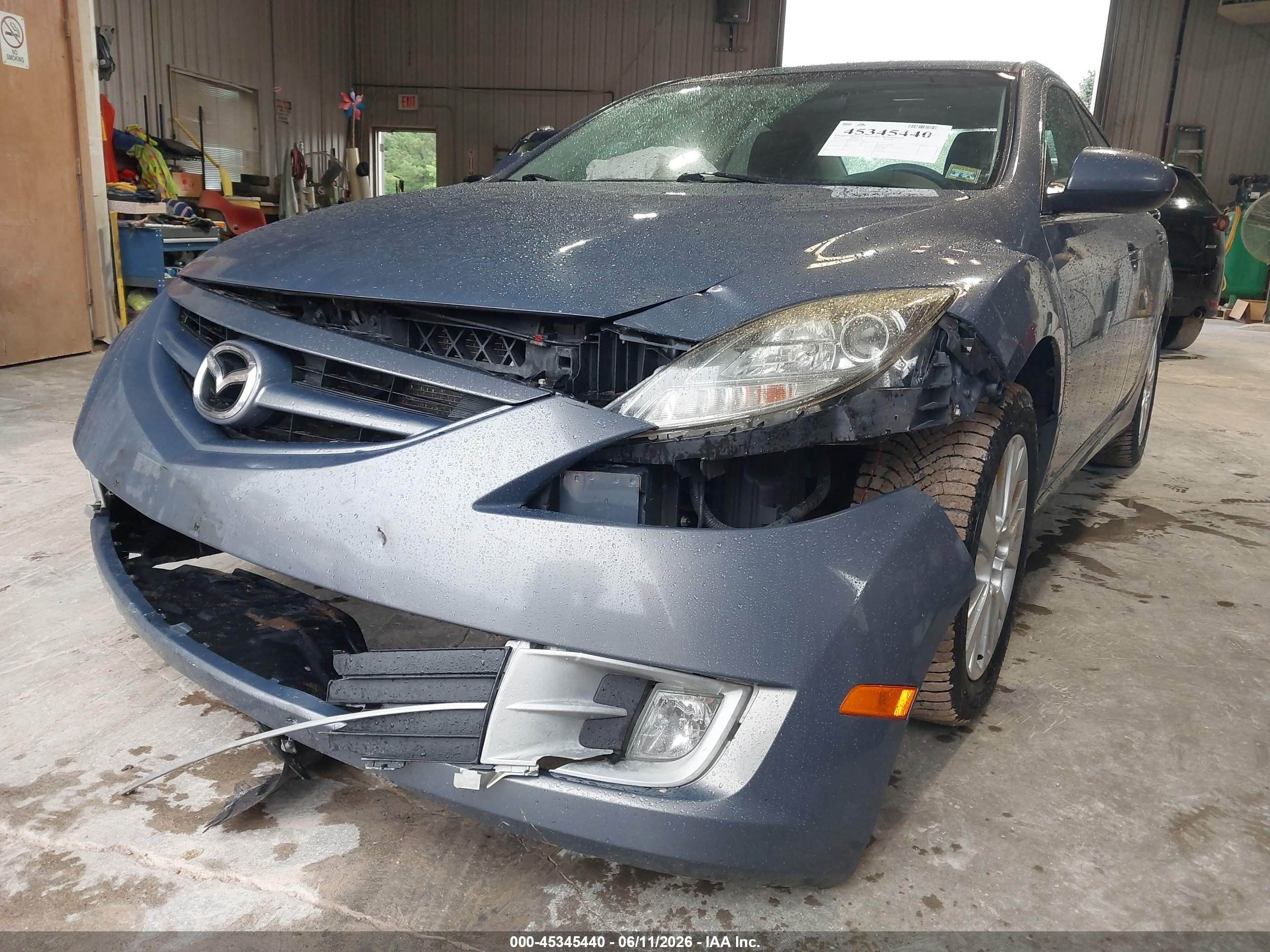 2010 Mazda Mazda6 I Touring Light Blue vin: 1YVHZ8CH7A5M31202