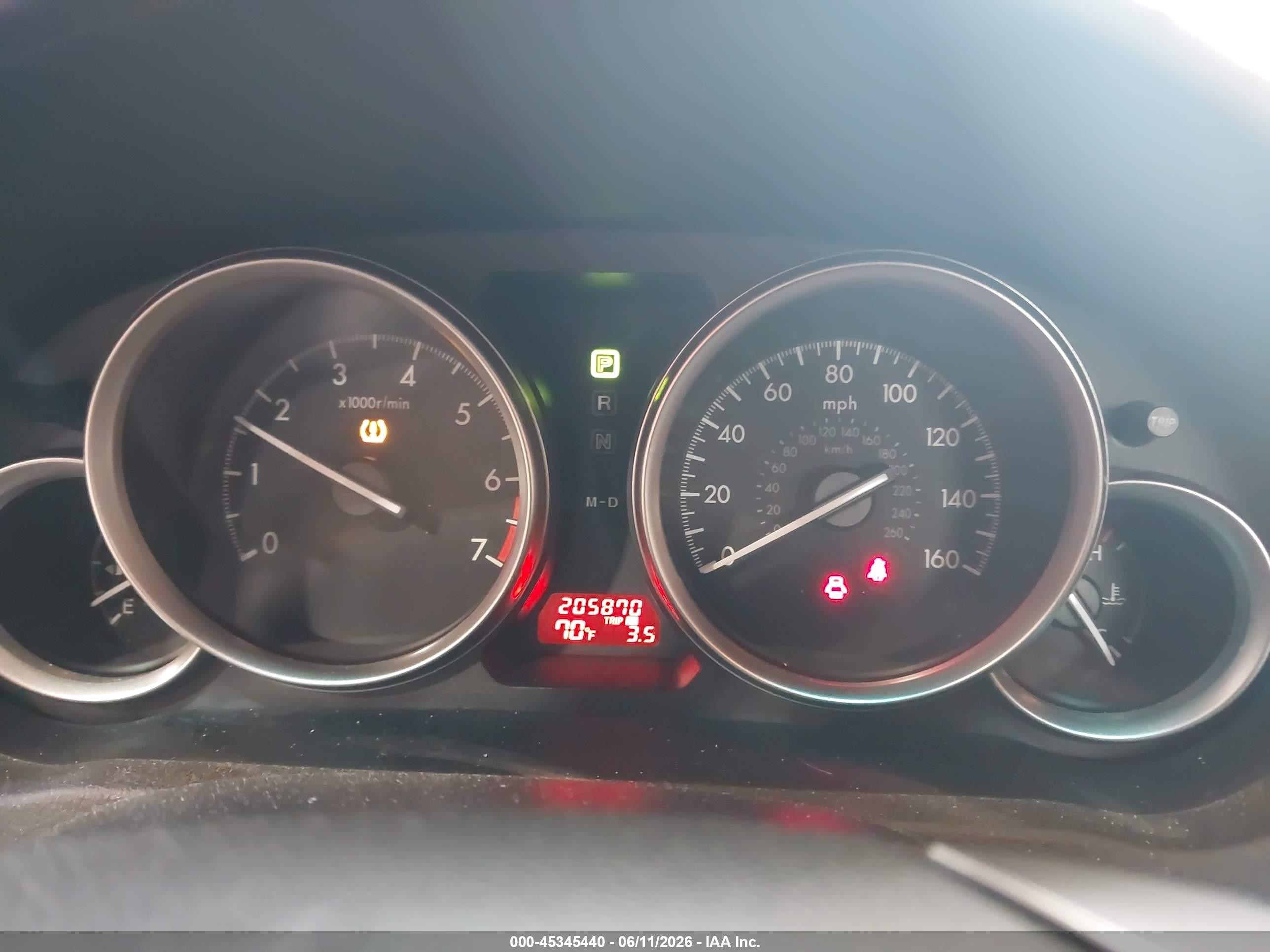 2010 Mazda Mazda6 I Touring Light Blue vin: 1YVHZ8CH7A5M31202