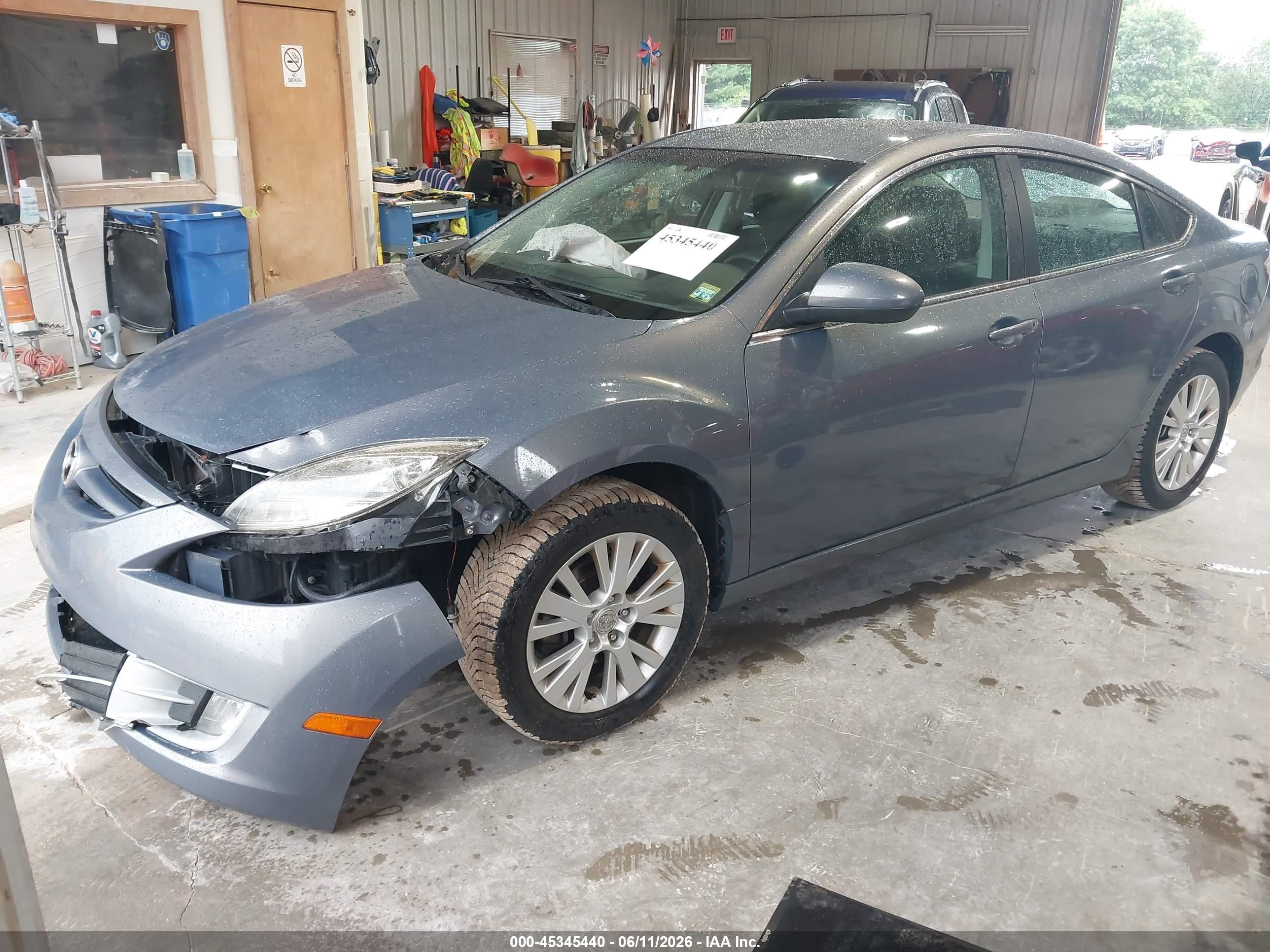 2010 Mazda Mazda6 I Touring Light Blue vin: 1YVHZ8CH7A5M31202