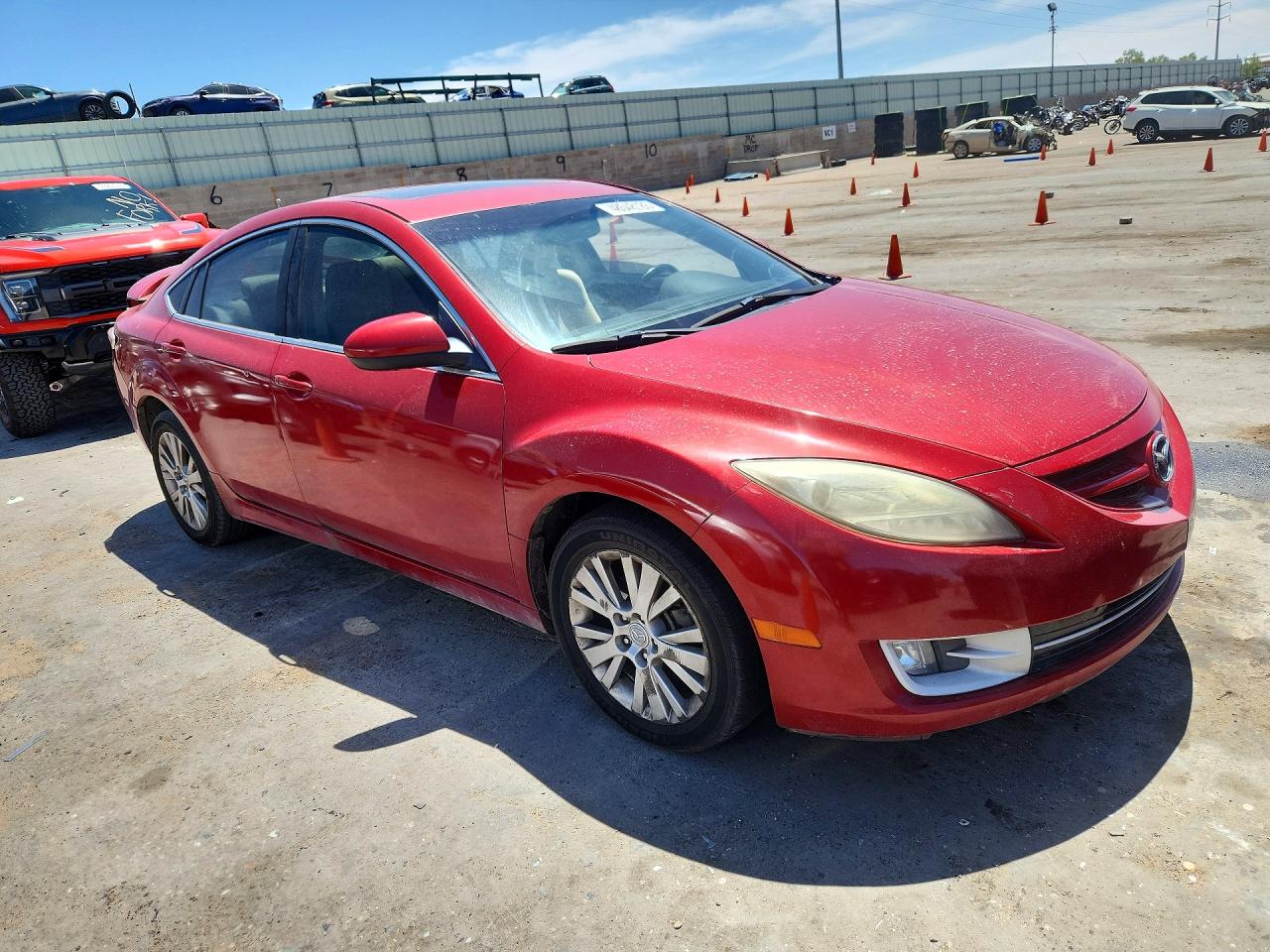 2010 Mazda 6 I Red vin: 1YVHZ8CH7A5M46265