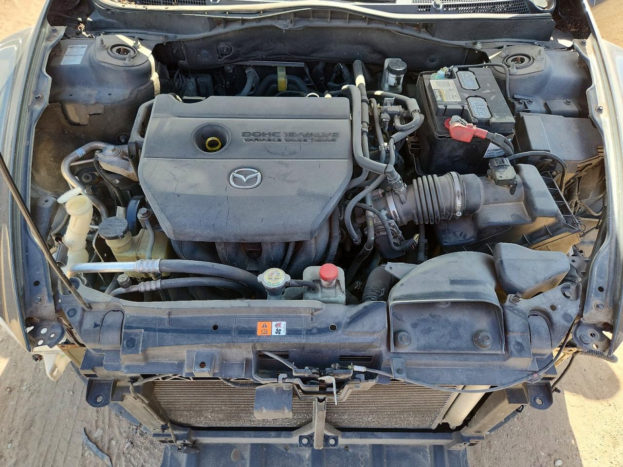 2012 Mazda 6 I Черный vin: 1YVHZ8CH7C5M31607