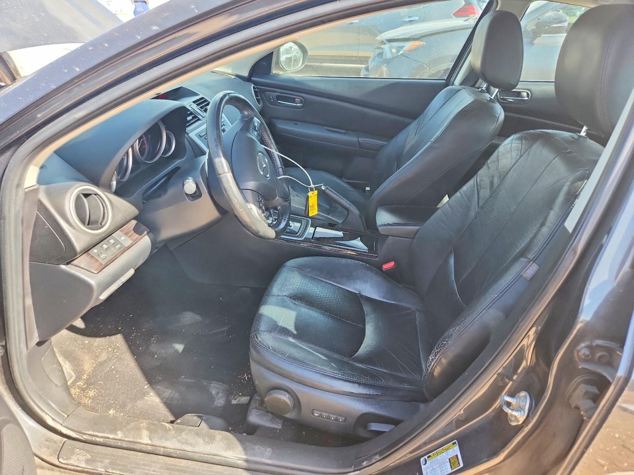 2012 Mazda 6 I Черный vin: 1YVHZ8CH7C5M31607