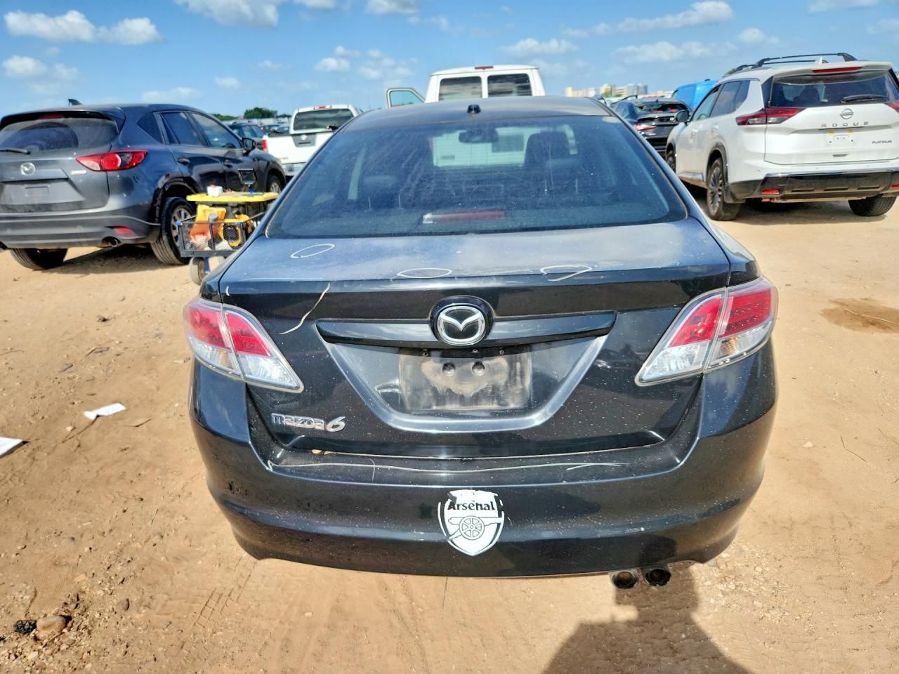 2012 Mazda 6 I Черный vin: 1YVHZ8CH7C5M31607