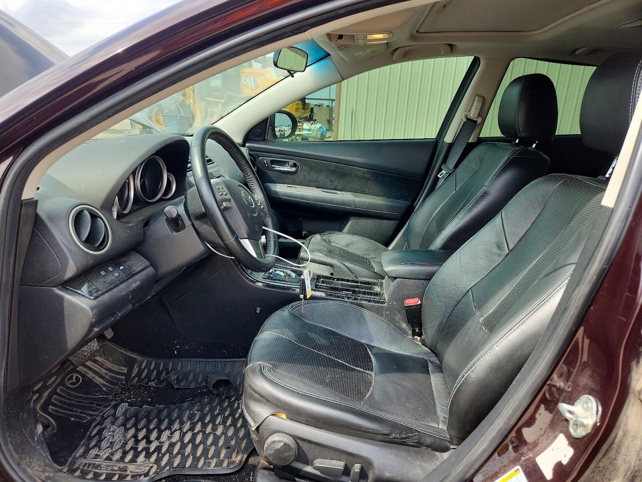 2010 Mazda 6 I Темно-бордовый vin: 1YVHZ8CH8A5M01691