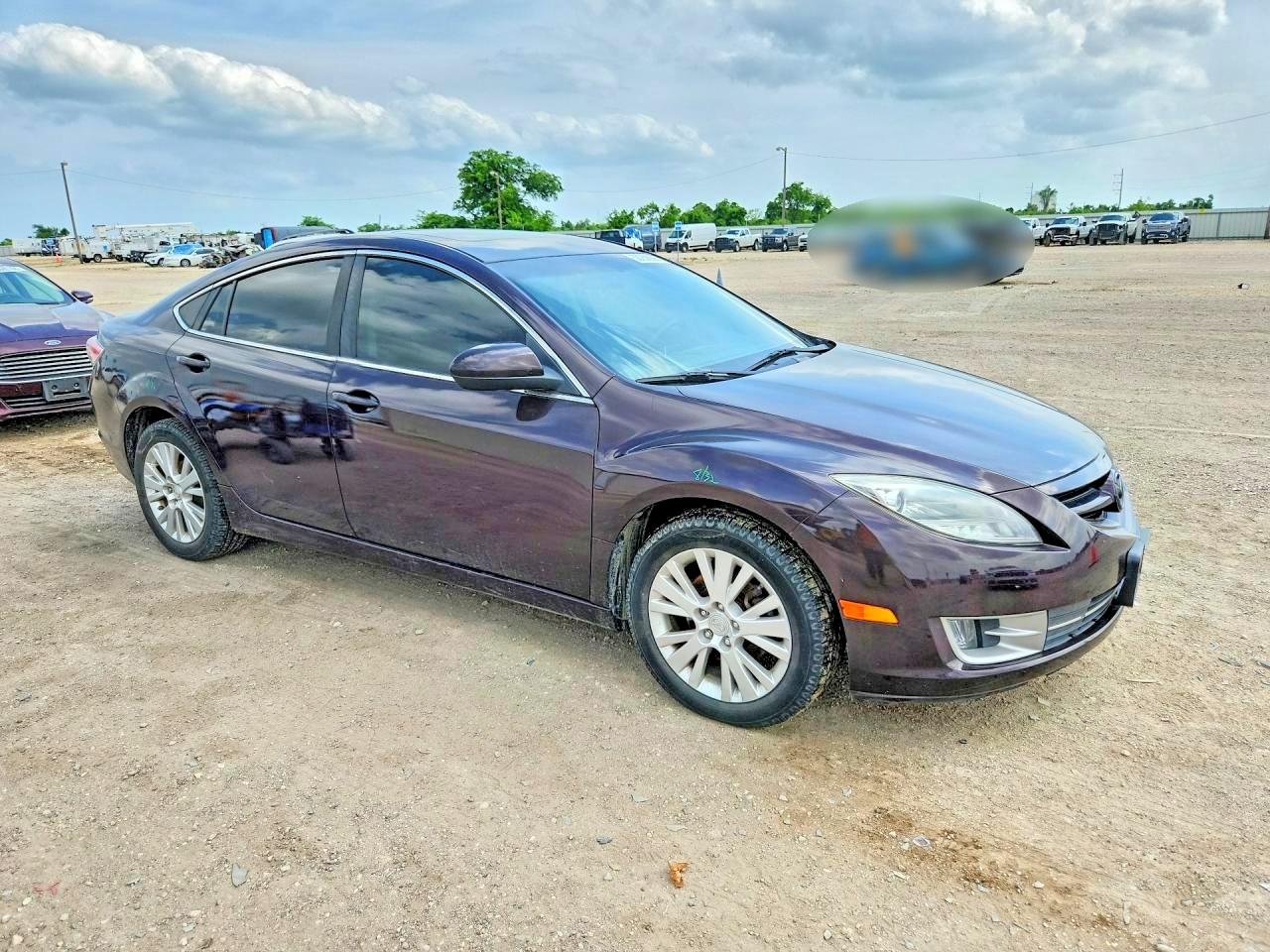 2010 Mazda 6 I Темно-бордовый vin: 1YVHZ8CH8A5M01691
