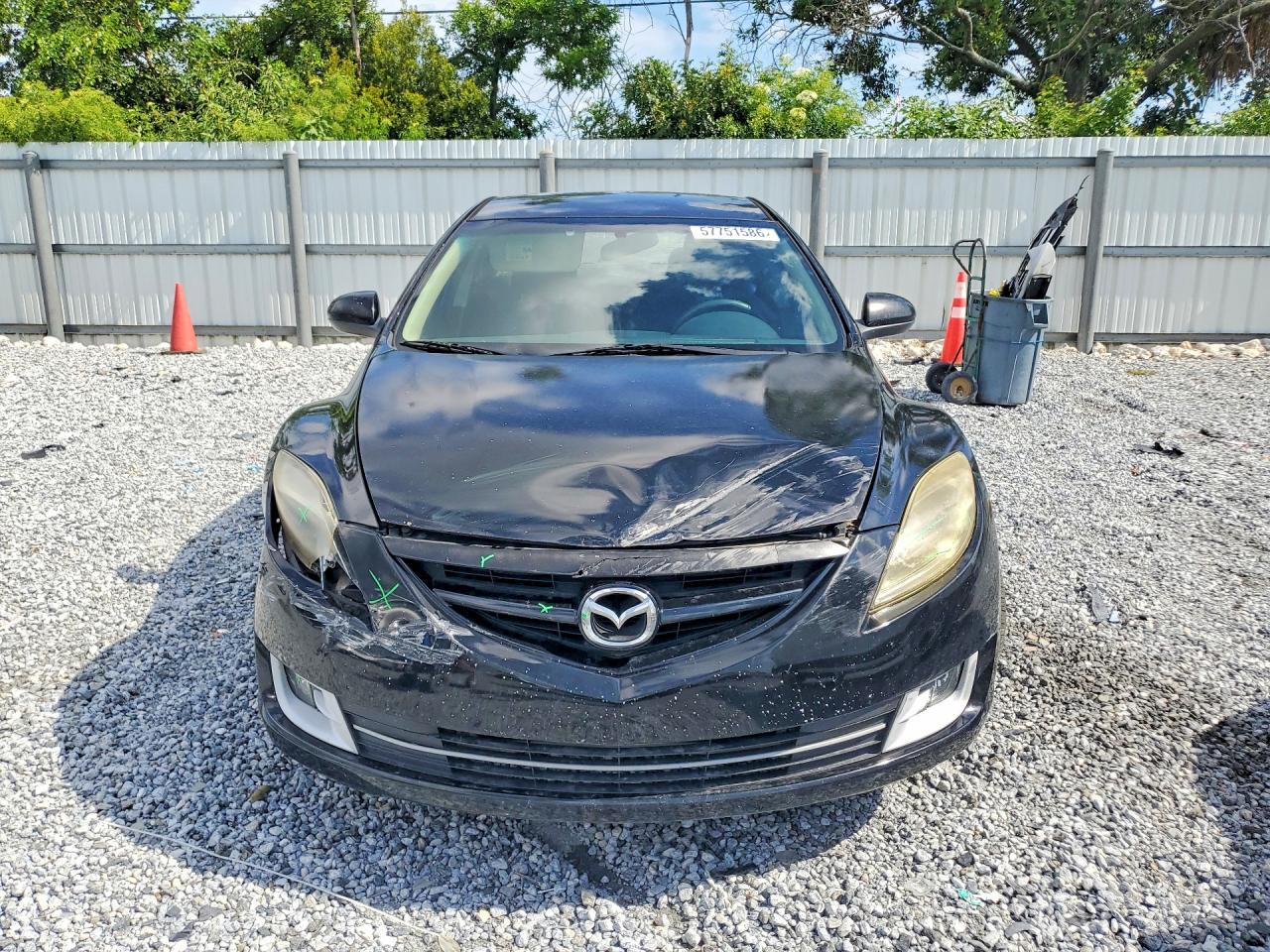 2010 Mazda 6 I Black vin: 1YVHZ8CH8A5M11993