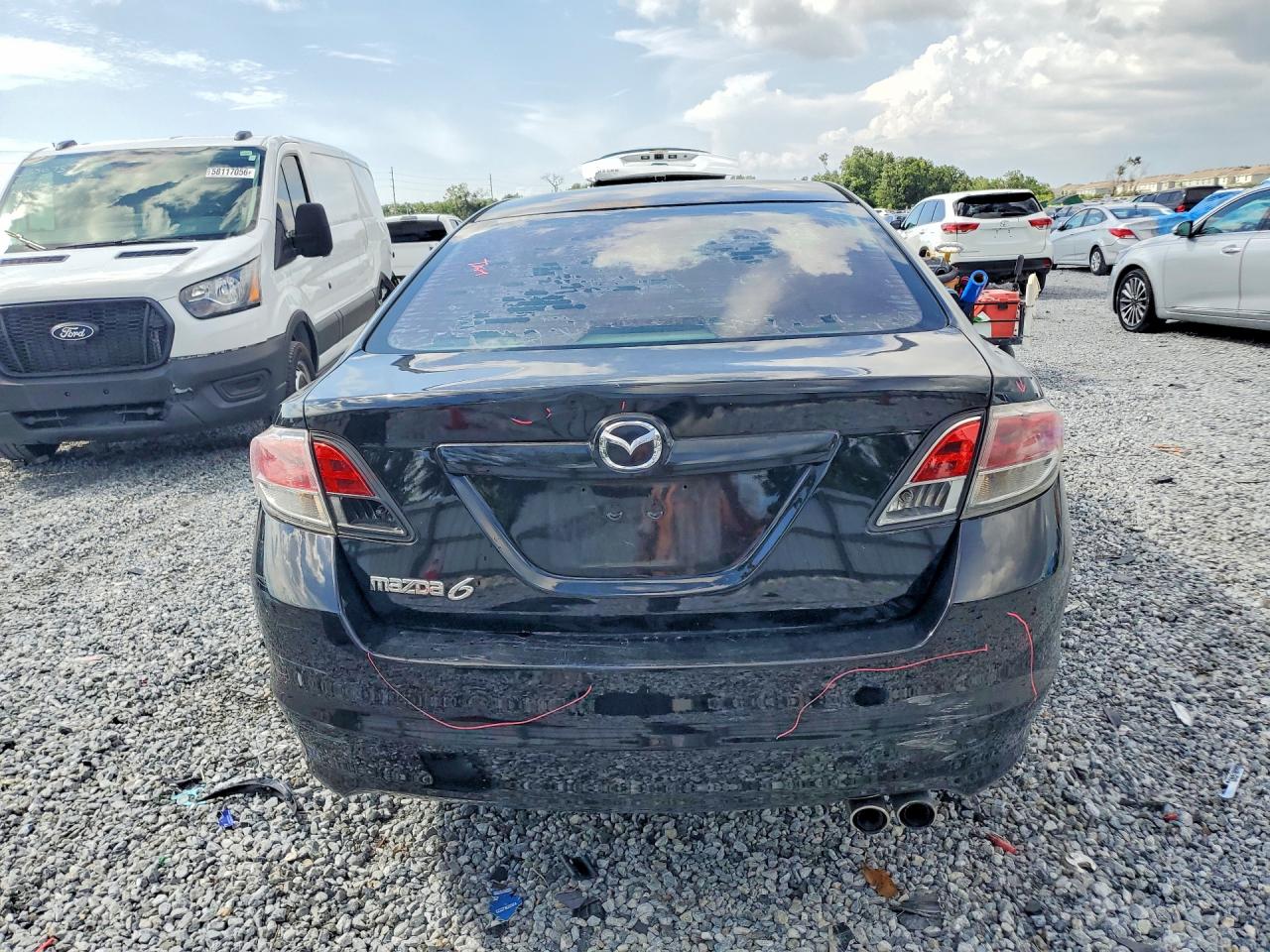 2010 Mazda 6 I Black vin: 1YVHZ8CH8A5M11993