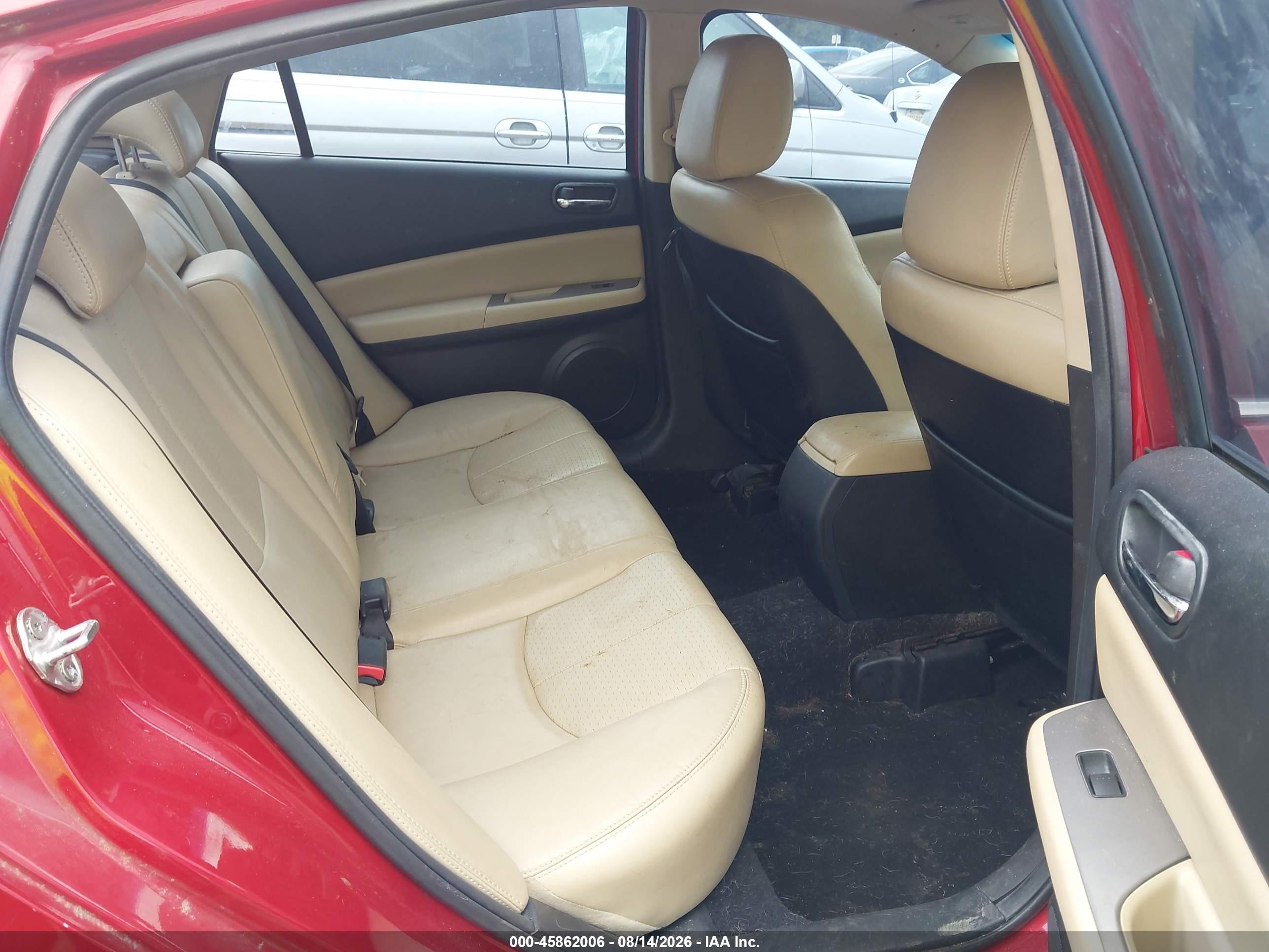 2010 Mazda Mazda6 I Grand Touring Красный vin: 1YVHZ8CH8A5M24419