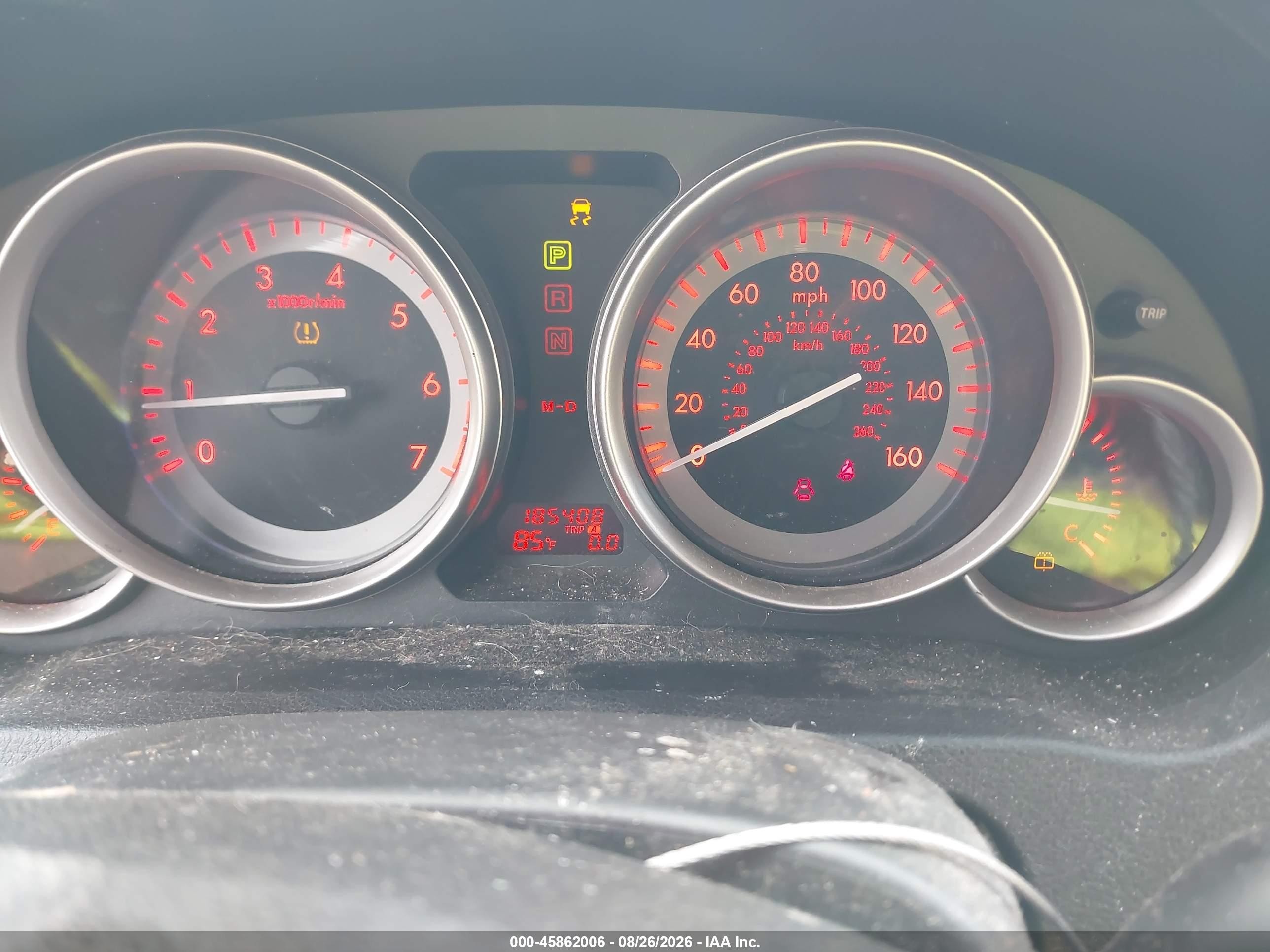 2010 Mazda Mazda6 I Grand Touring Красный vin: 1YVHZ8CH8A5M24419