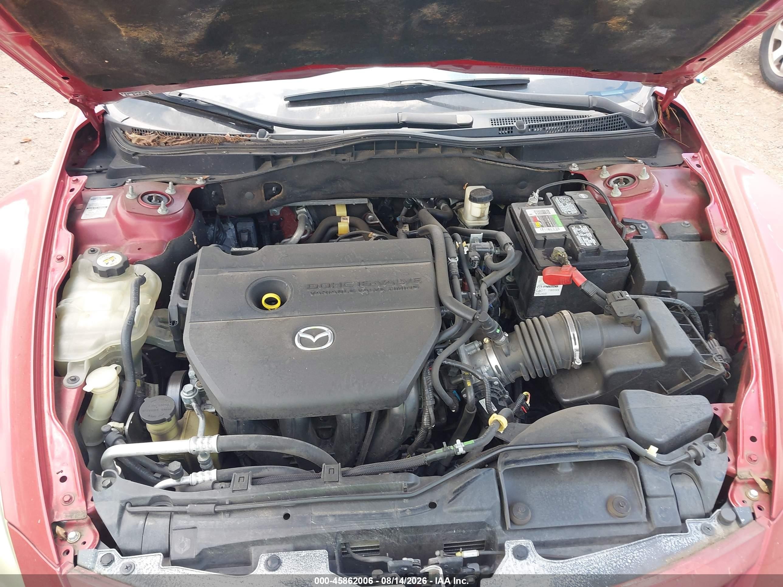 2010 Mazda Mazda6 I Grand Touring Красный vin: 1YVHZ8CH8A5M24419