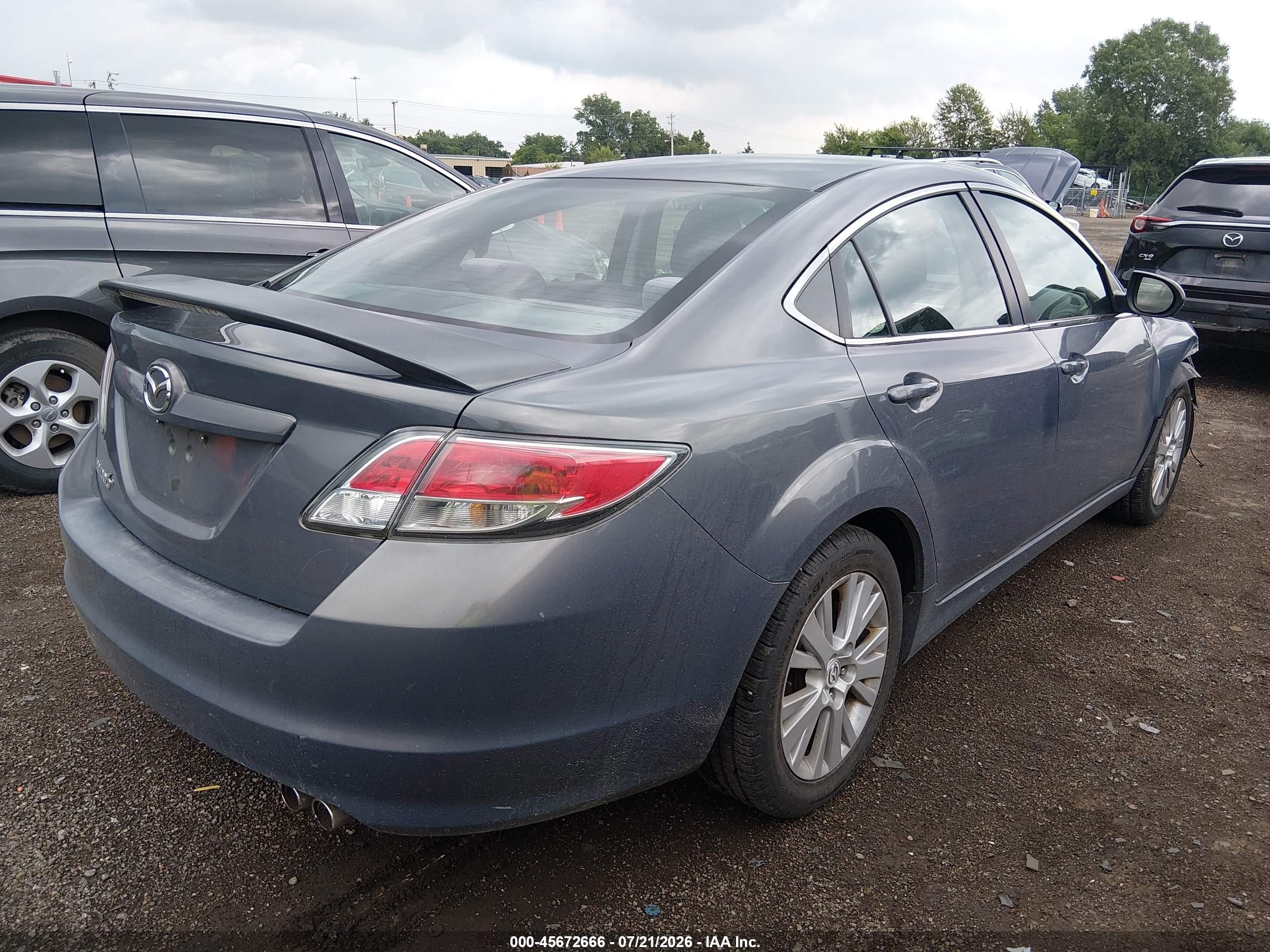 2010 Mazda Mazda6 I Touring Blue vin: 1YVHZ8CH8A5M51474