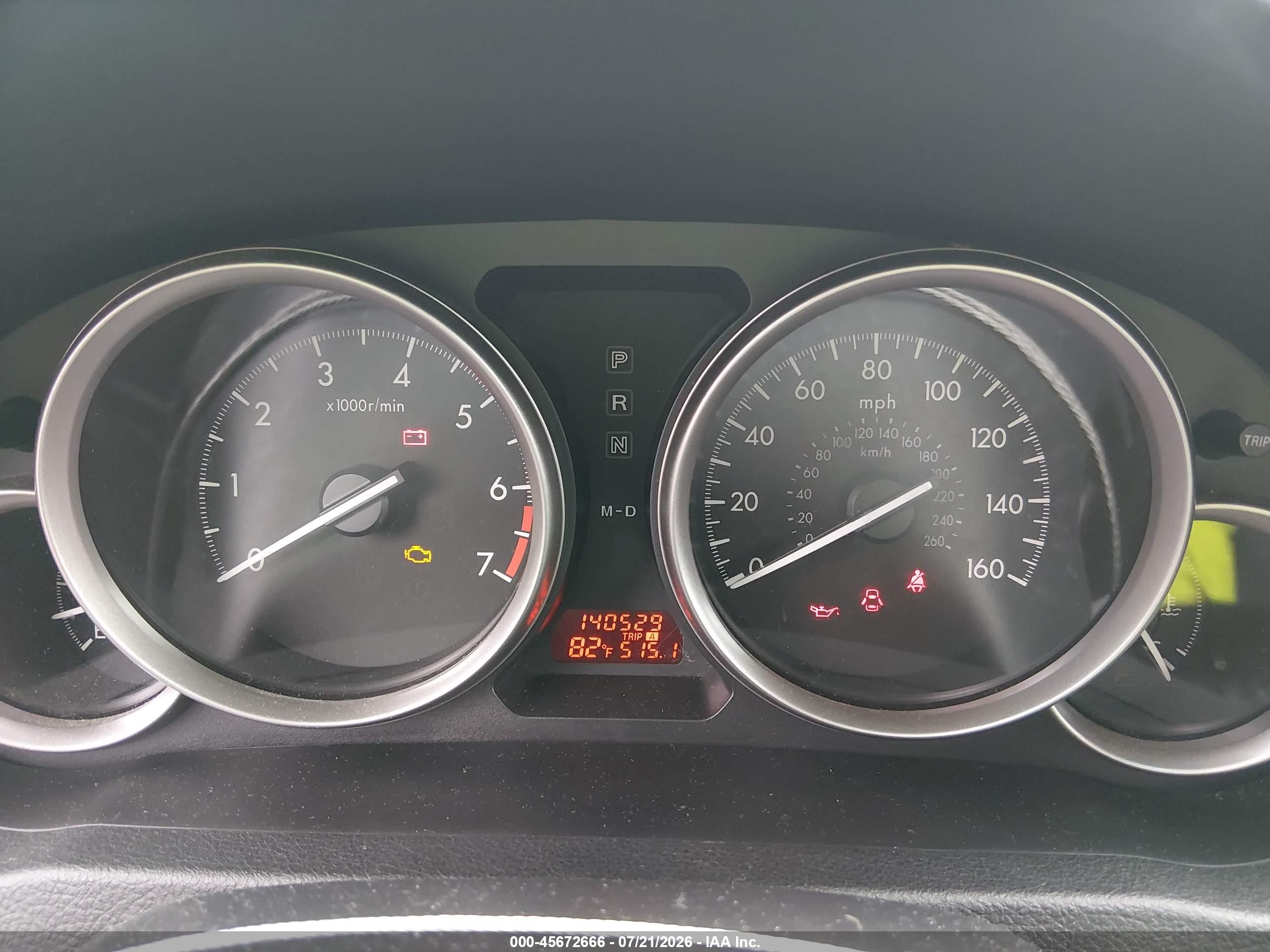 2010 Mazda Mazda6 I Touring Blue vin: 1YVHZ8CH8A5M51474