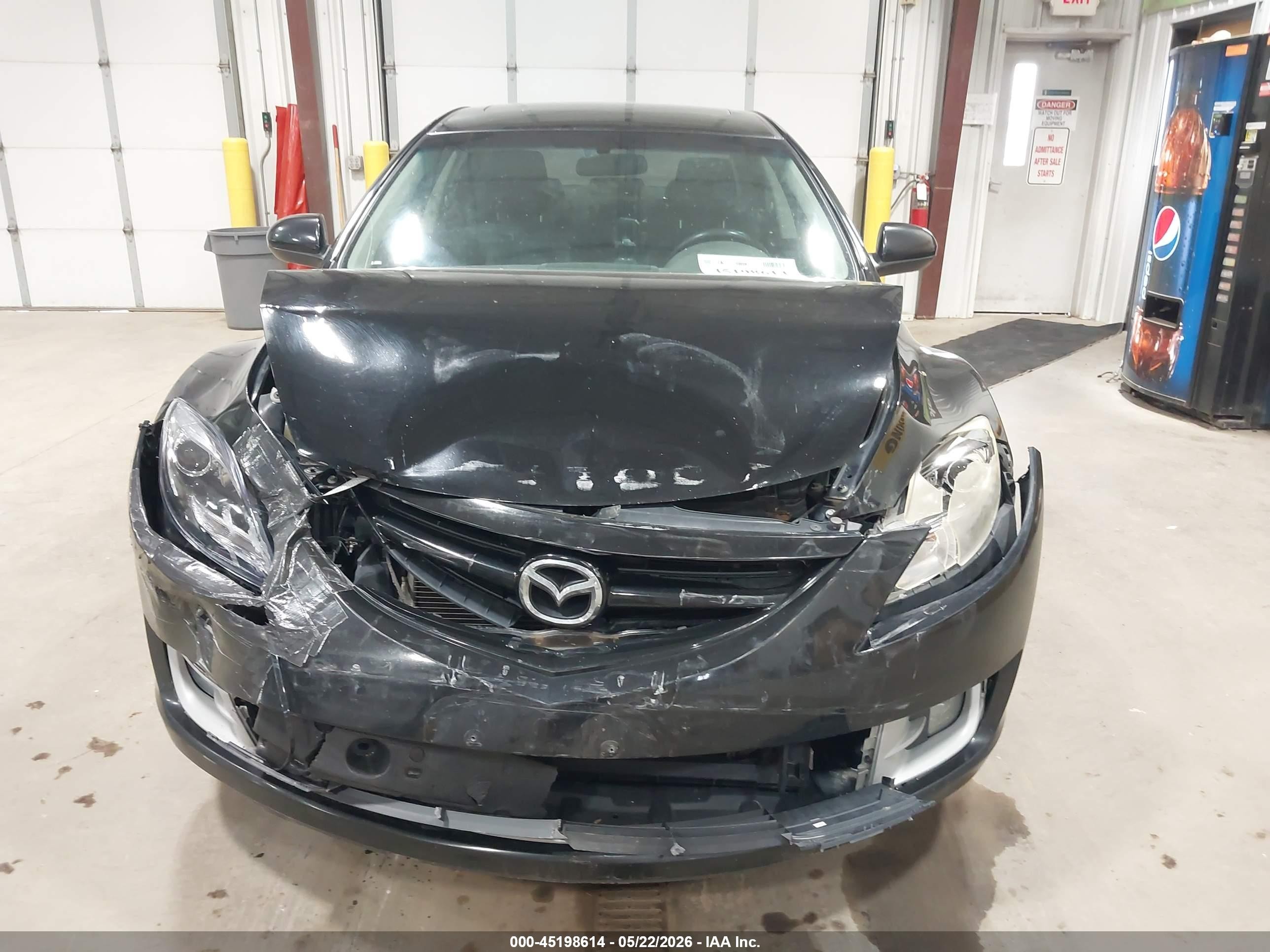 2010 Mazda Mazda6 I Grand Touring Black vin: 1YVHZ8CH8A5M54066