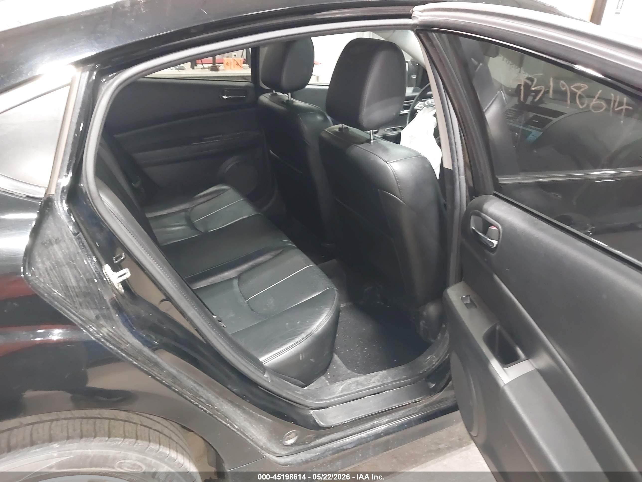 2010 Mazda Mazda6 I Grand Touring Black vin: 1YVHZ8CH8A5M54066