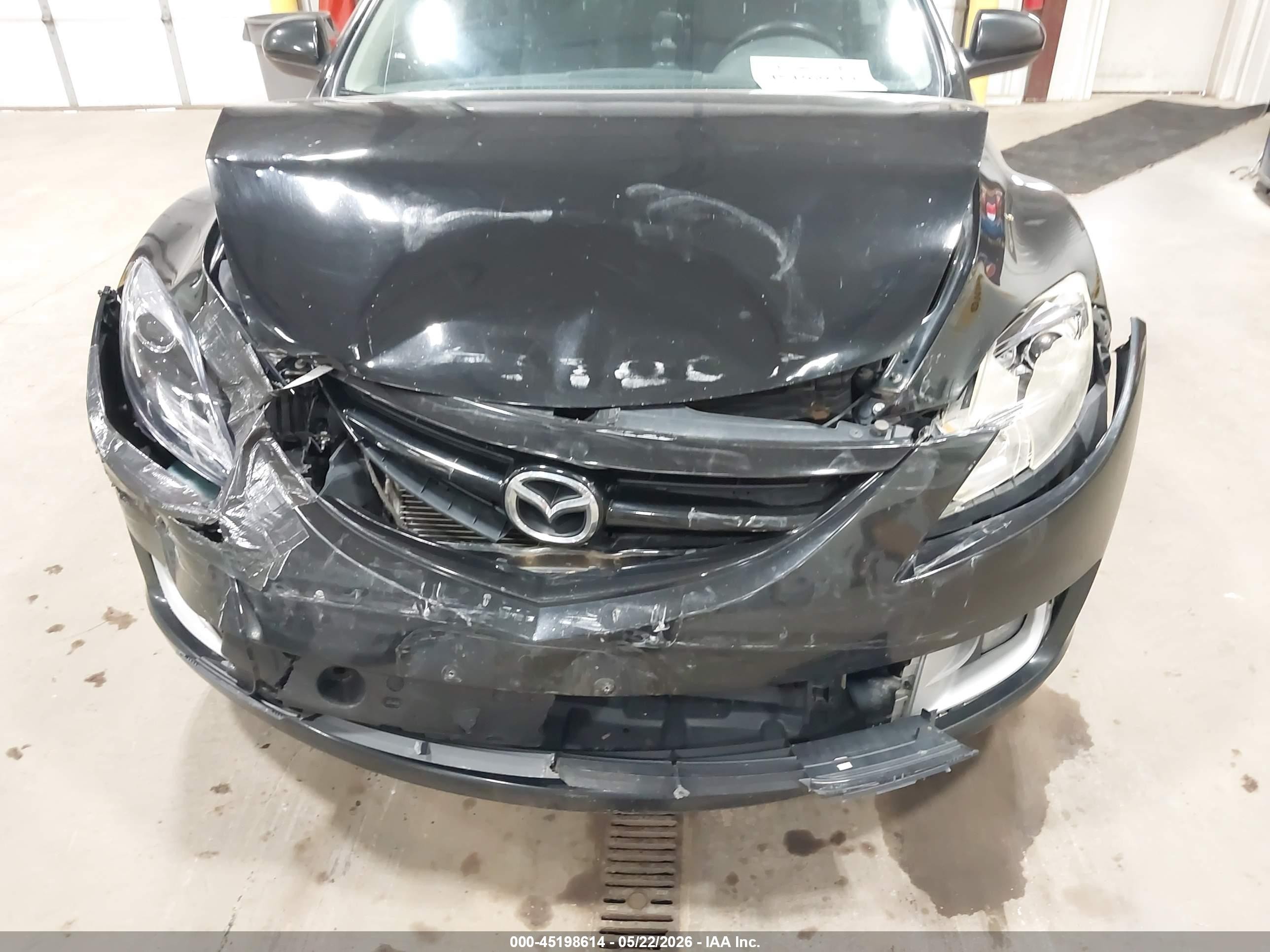 2010 Mazda Mazda6 I Grand Touring Black vin: 1YVHZ8CH8A5M54066
