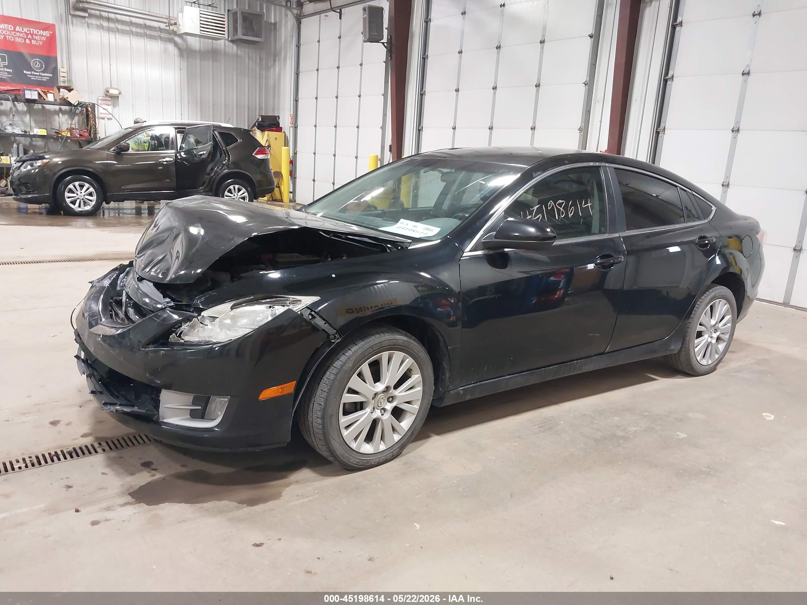 2010 Mazda Mazda6 I Grand Touring Black vin: 1YVHZ8CH8A5M54066