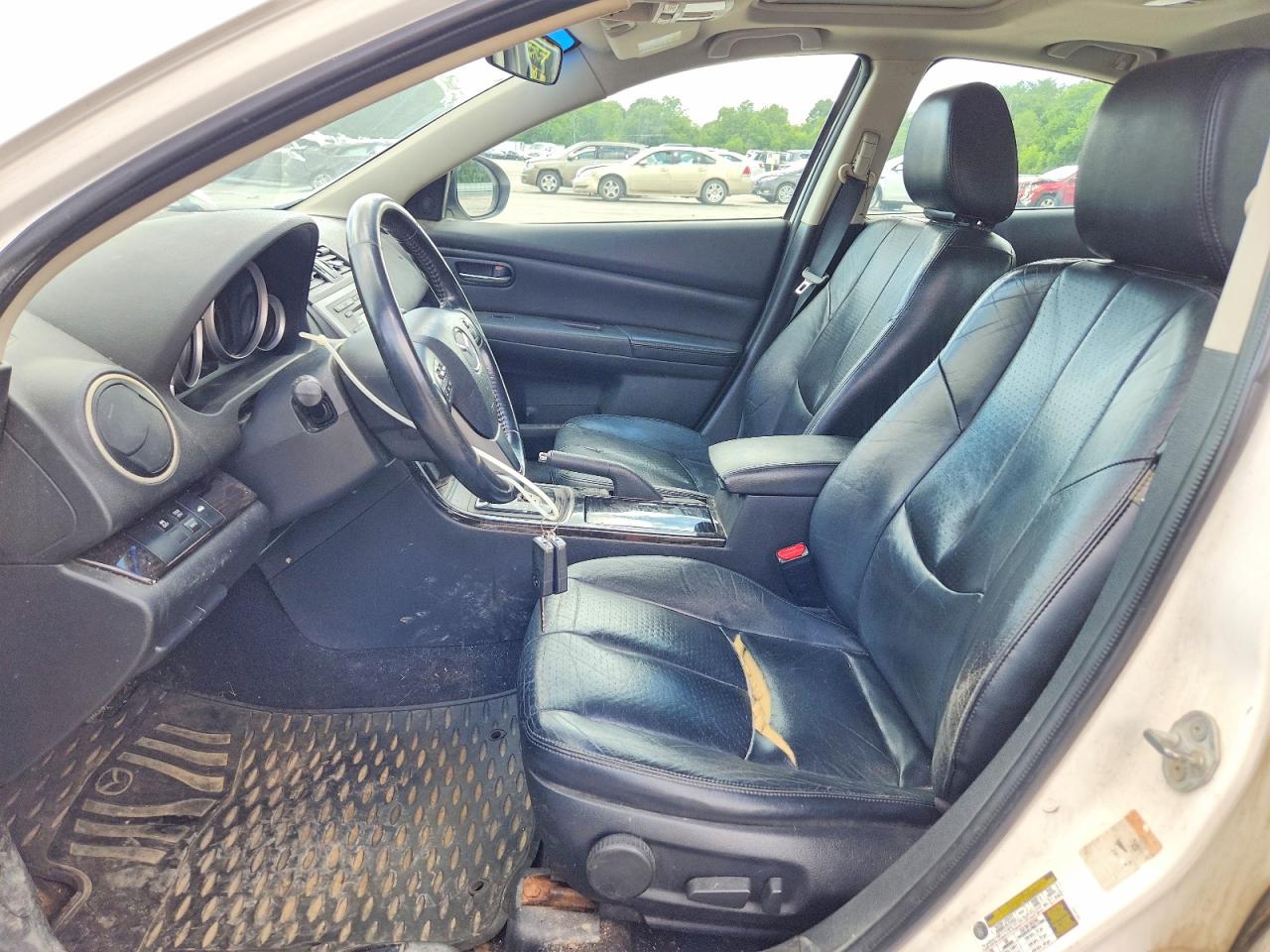2011 Mazda 6 I White vin: 1YVHZ8CH8B5M07394