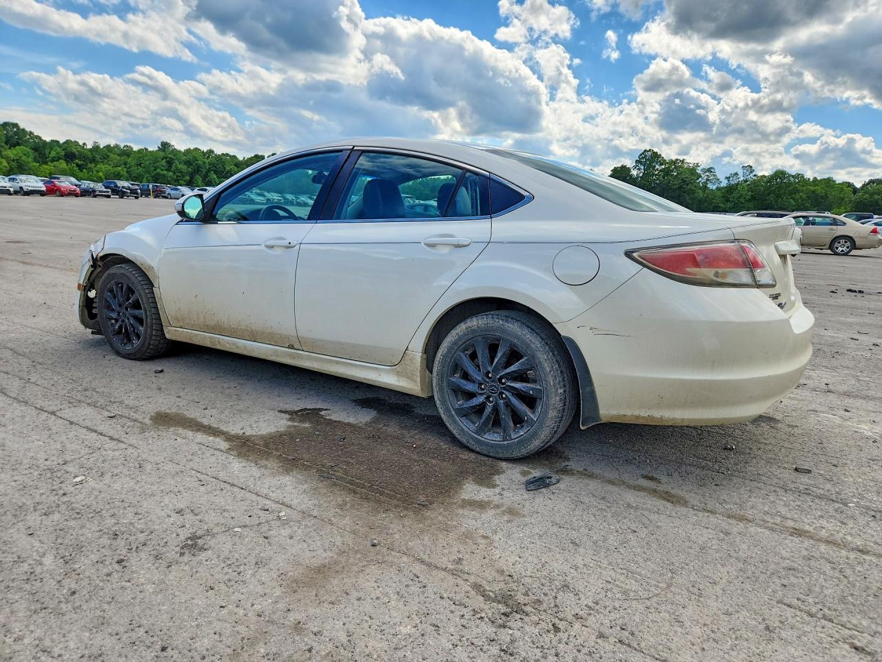 2011 Mazda 6 I White vin: 1YVHZ8CH8B5M07394