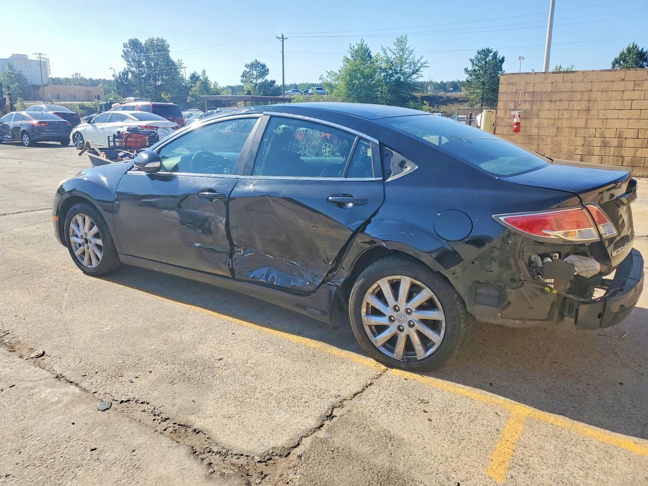 2012 Mazda 6 I Black vin: 1YVHZ8CH8C5M09731