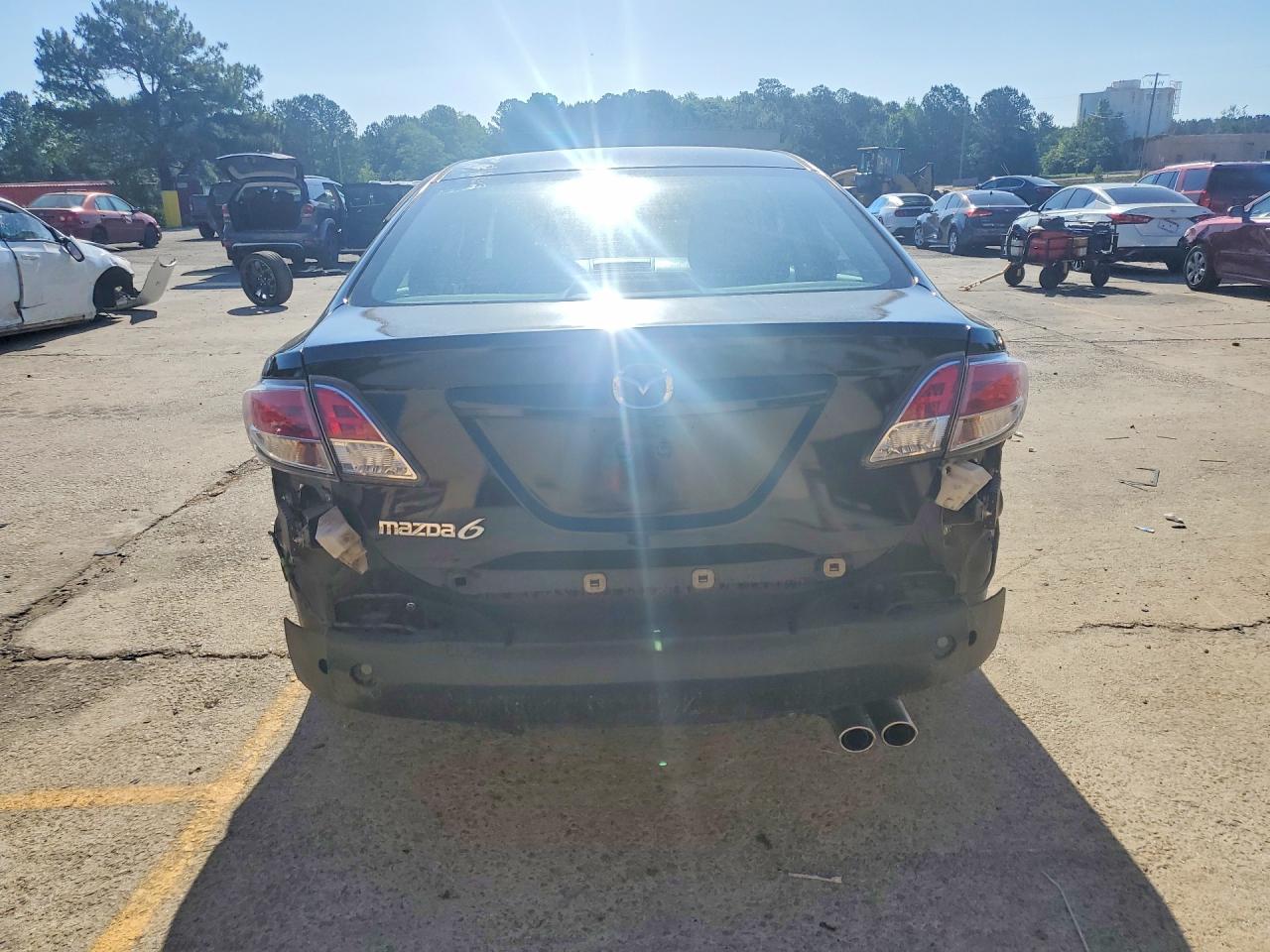2012 Mazda 6 I Black vin: 1YVHZ8CH8C5M09731