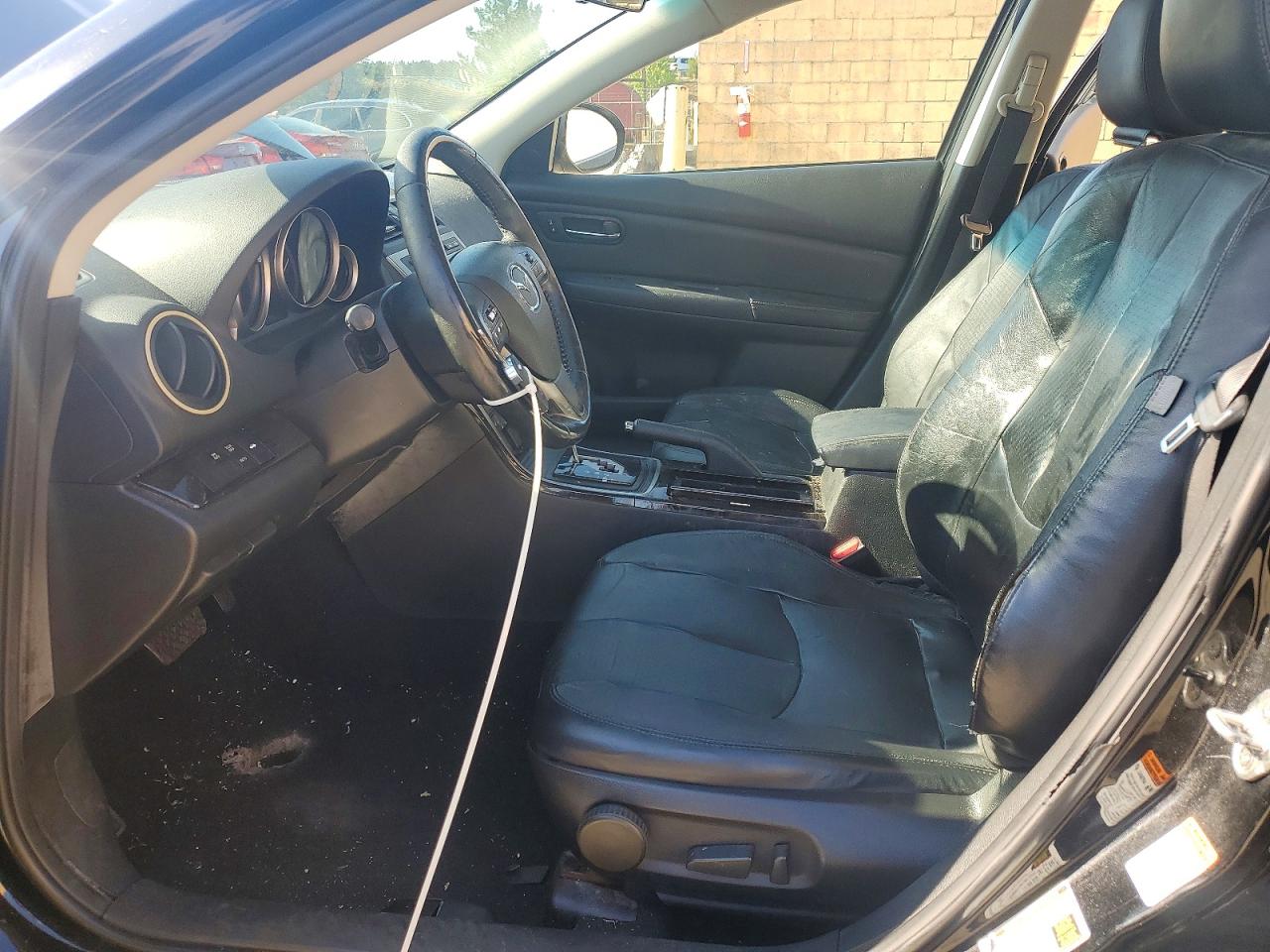 2012 Mazda 6 I Black vin: 1YVHZ8CH8C5M09731