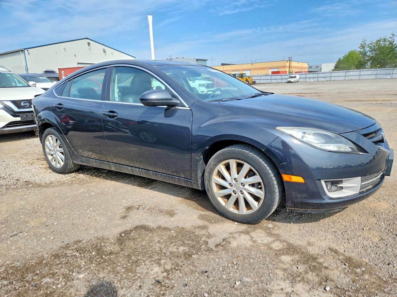 2012 Mazda 6 I Gray vin: 1YVHZ8CH8C5M14153