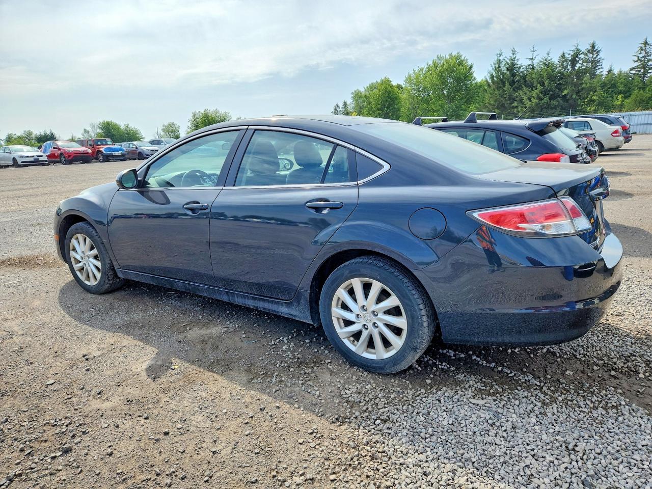2012 Mazda 6 I Gray vin: 1YVHZ8CH8C5M14153