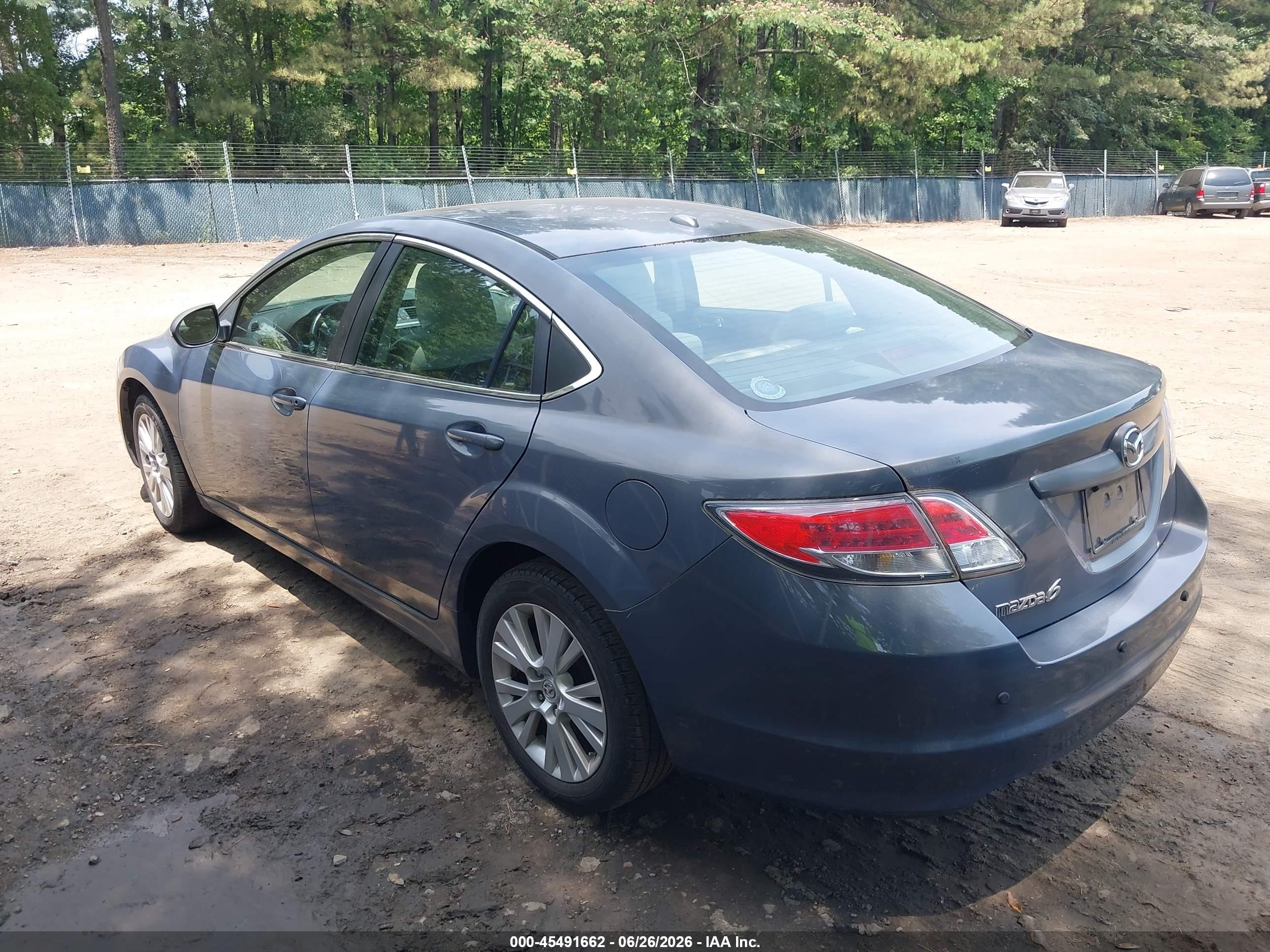2010 Mazda Mazda6 I Grand Touring Light Blue vin: 1YVHZ8CH9A5M15521
