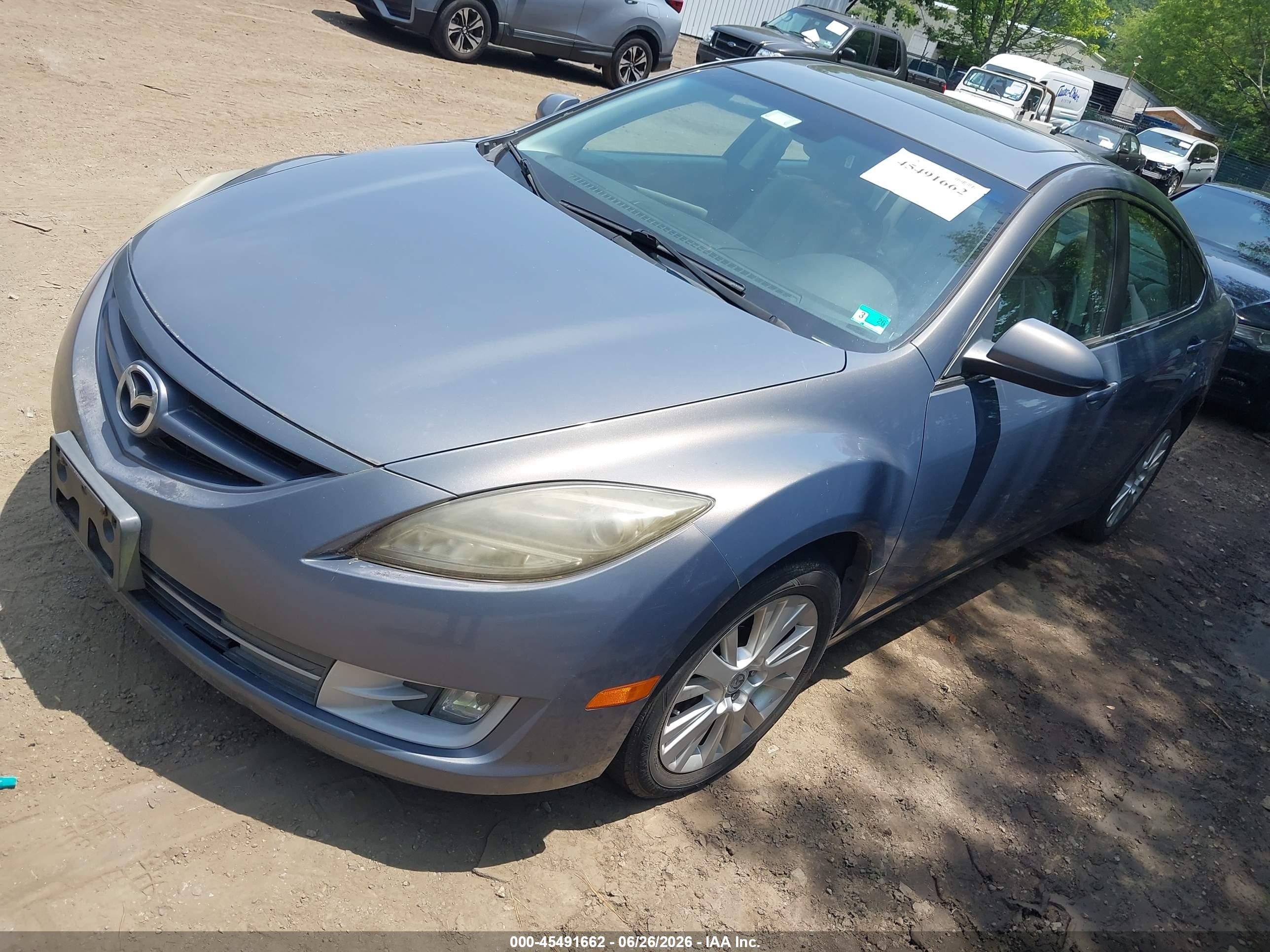 2010 Mazda Mazda6 I Grand Touring Light Blue vin: 1YVHZ8CH9A5M15521
