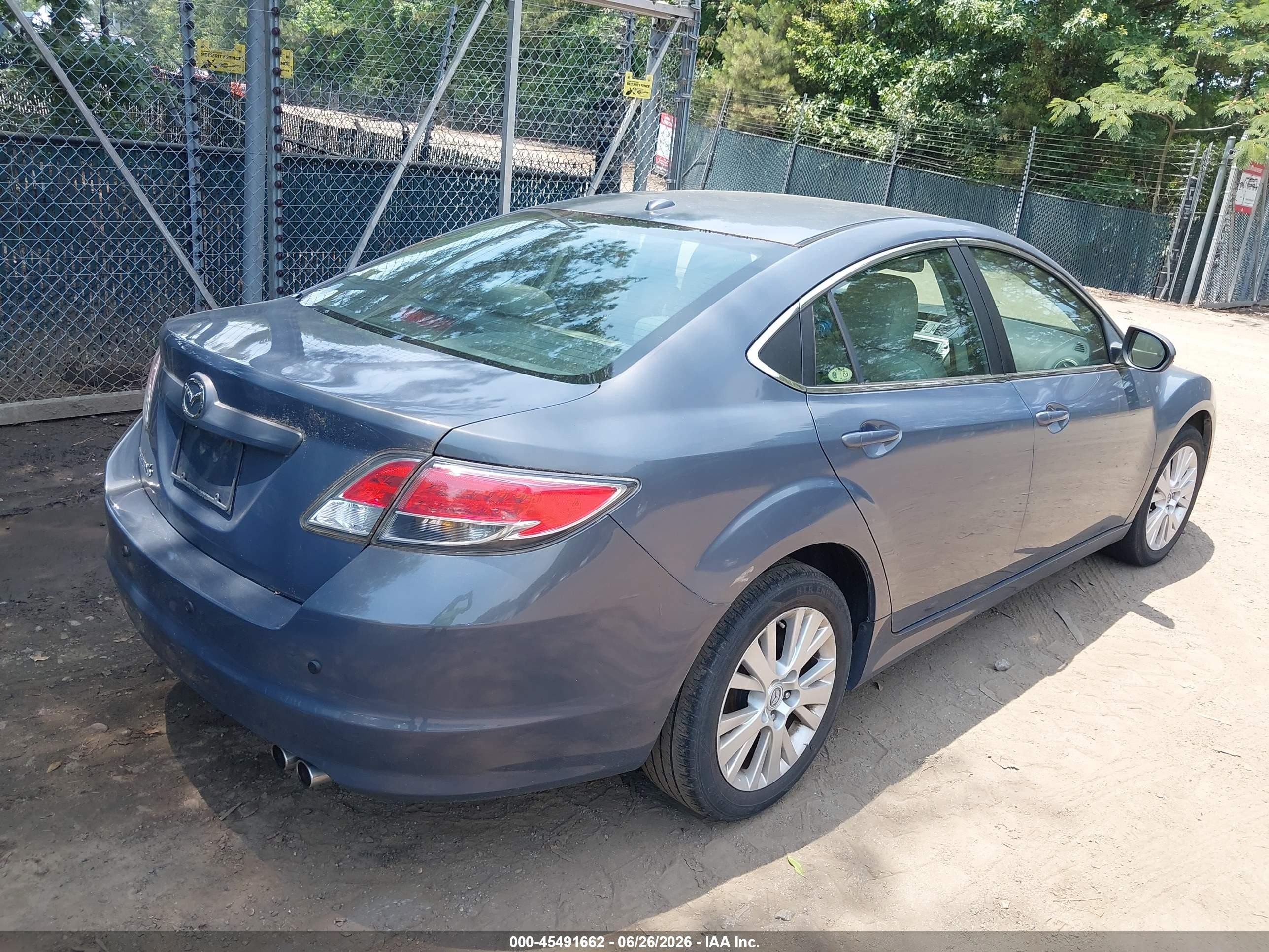 2010 Mazda Mazda6 I Grand Touring Light Blue vin: 1YVHZ8CH9A5M15521