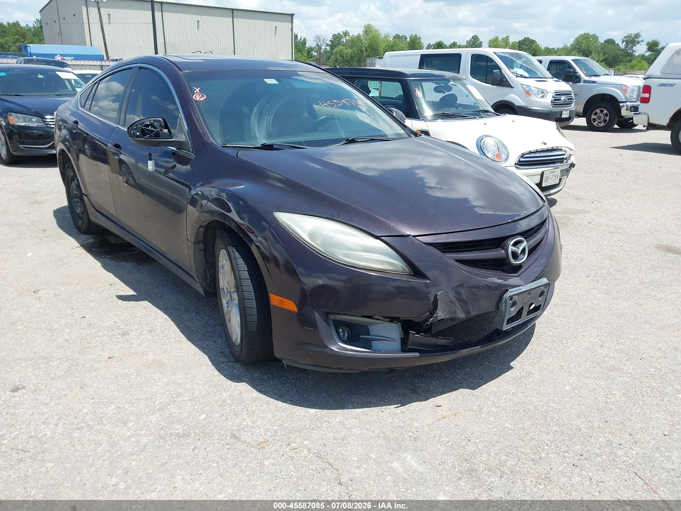 2011 Mazda Mazda6 I Touring Plus Maroon vin: 1YVHZ8CH9B5M07436