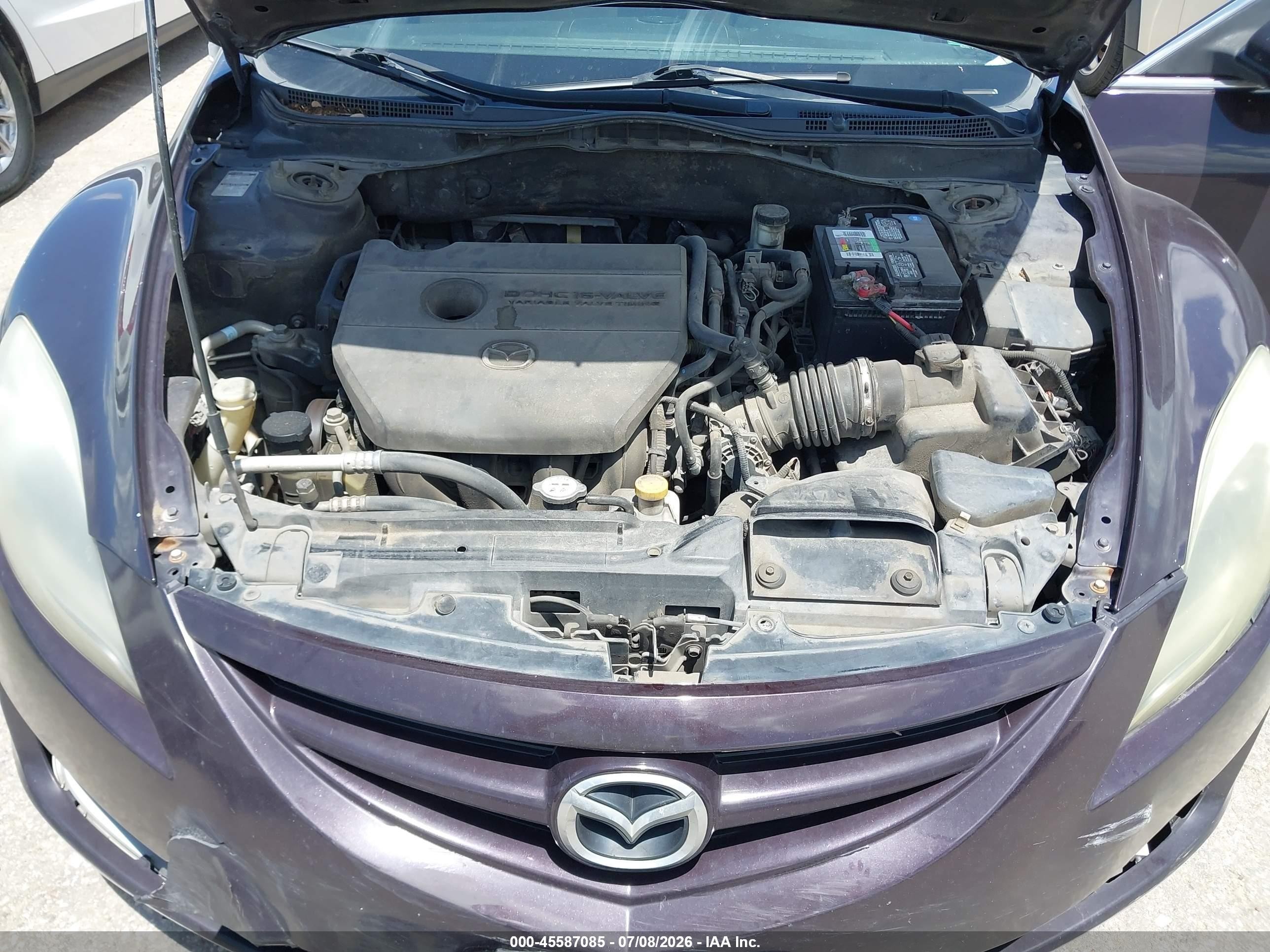 2011 Mazda Mazda6 I Touring Plus Maroon vin: 1YVHZ8CH9B5M07436