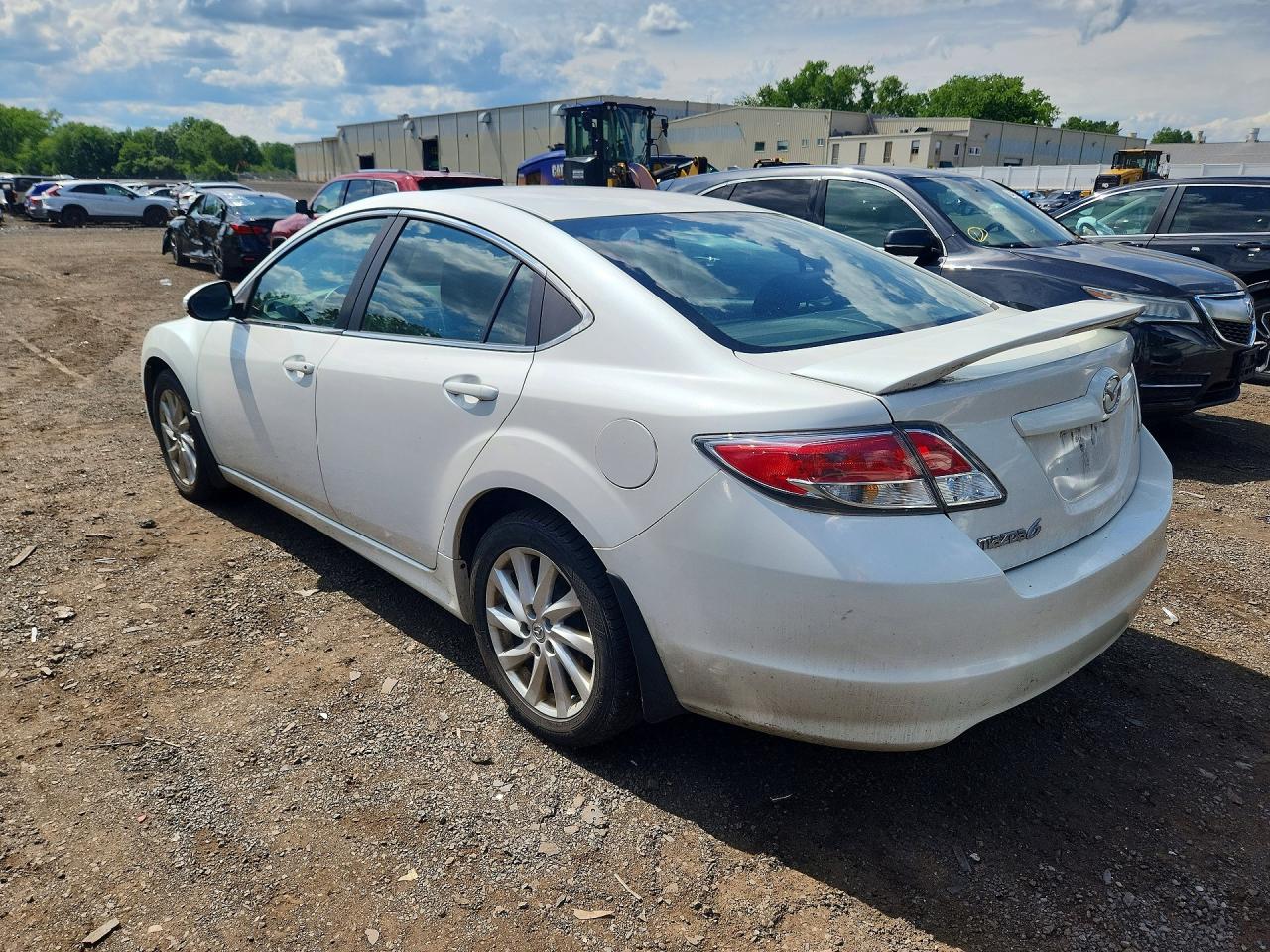2011 Mazda 6 I White vin: 1YVHZ8CH9B5M23300